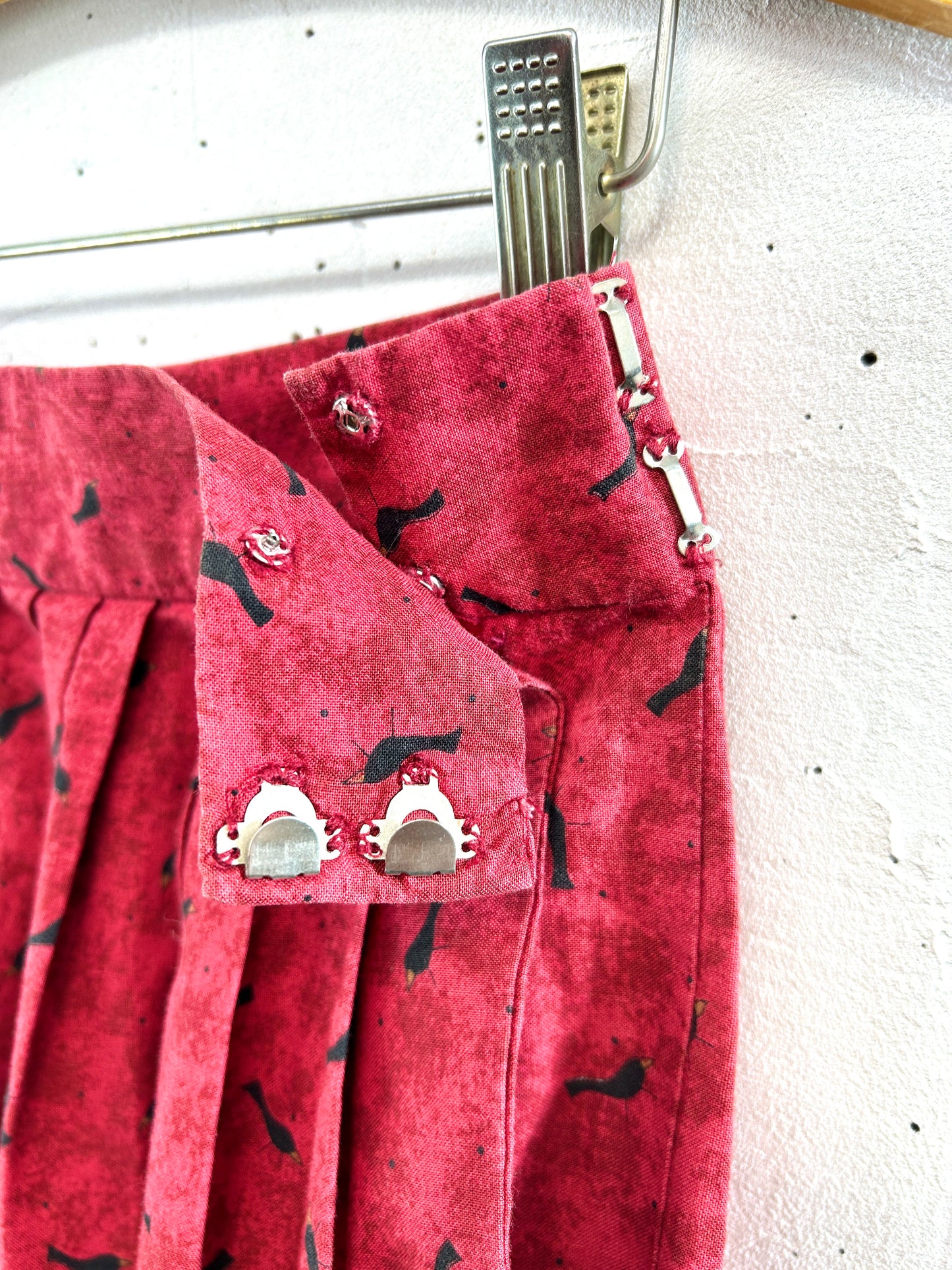 Vintage Bird Skirt [C31971]