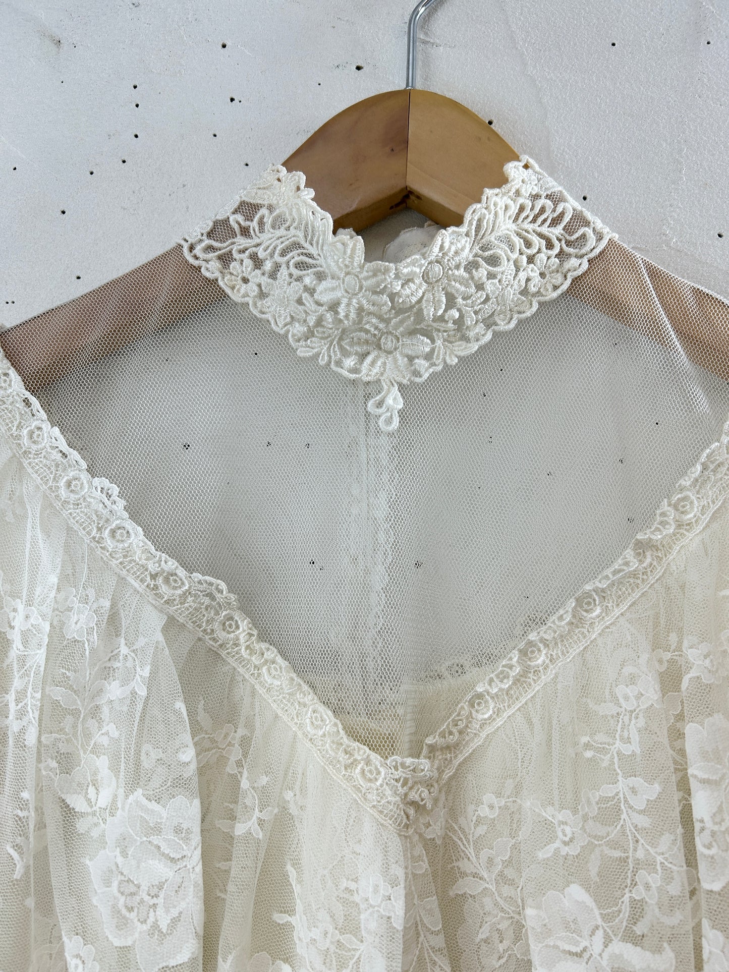 '80s Vintage Blouse 〜Jessica Mcclintock〜 [H30842]