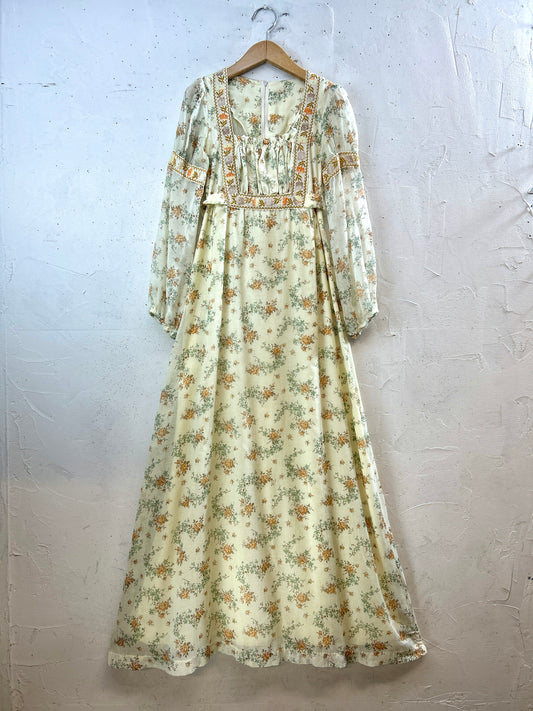 '70s Vintage Dress UNION TICKET 〜Yours〜 SAN FRANCISCO[I30349]
