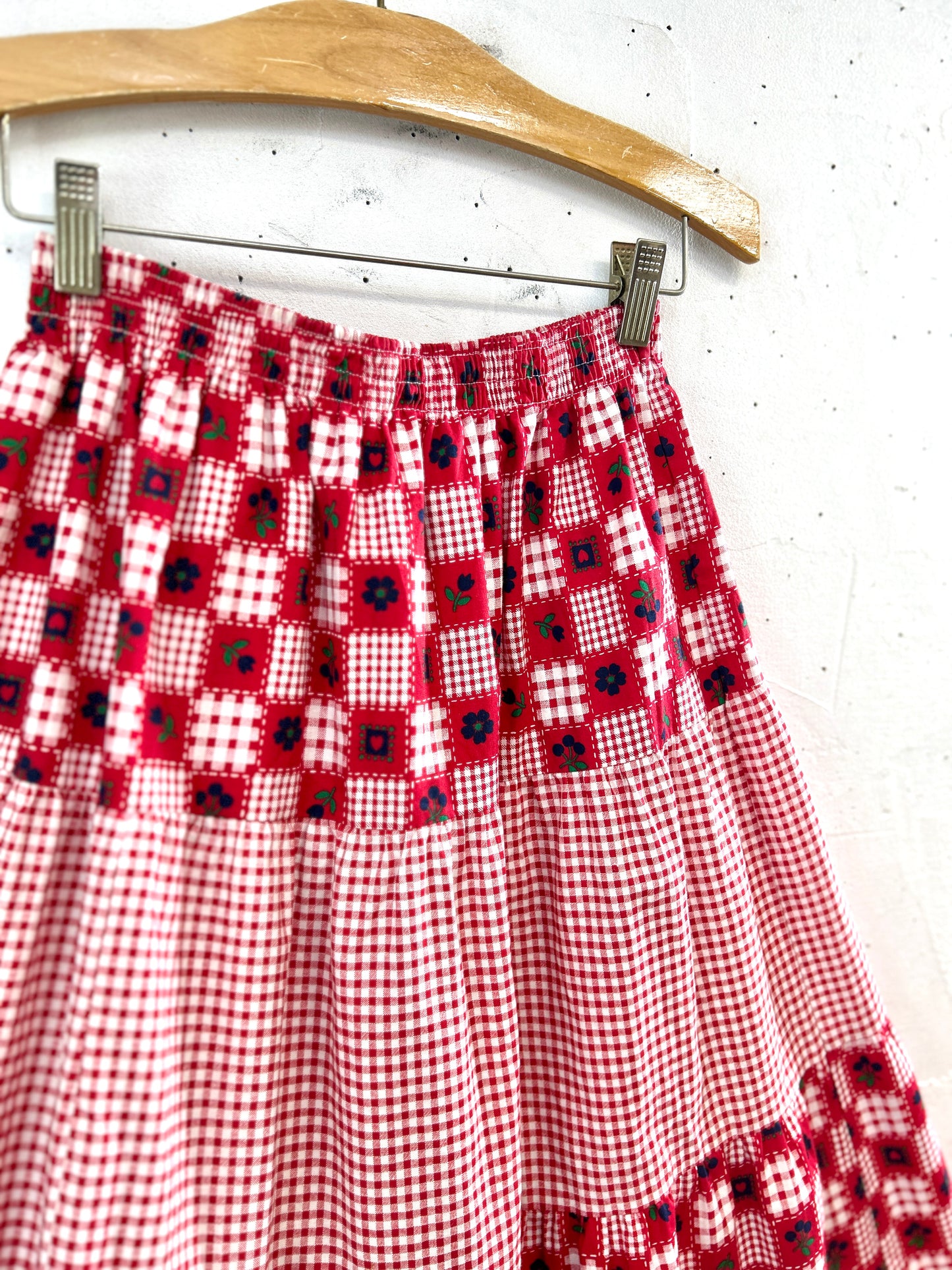 '70sVintage Tiered Skirt 〜Joni Lyn OF TEXAS〜 MADE IN USA [B31590]