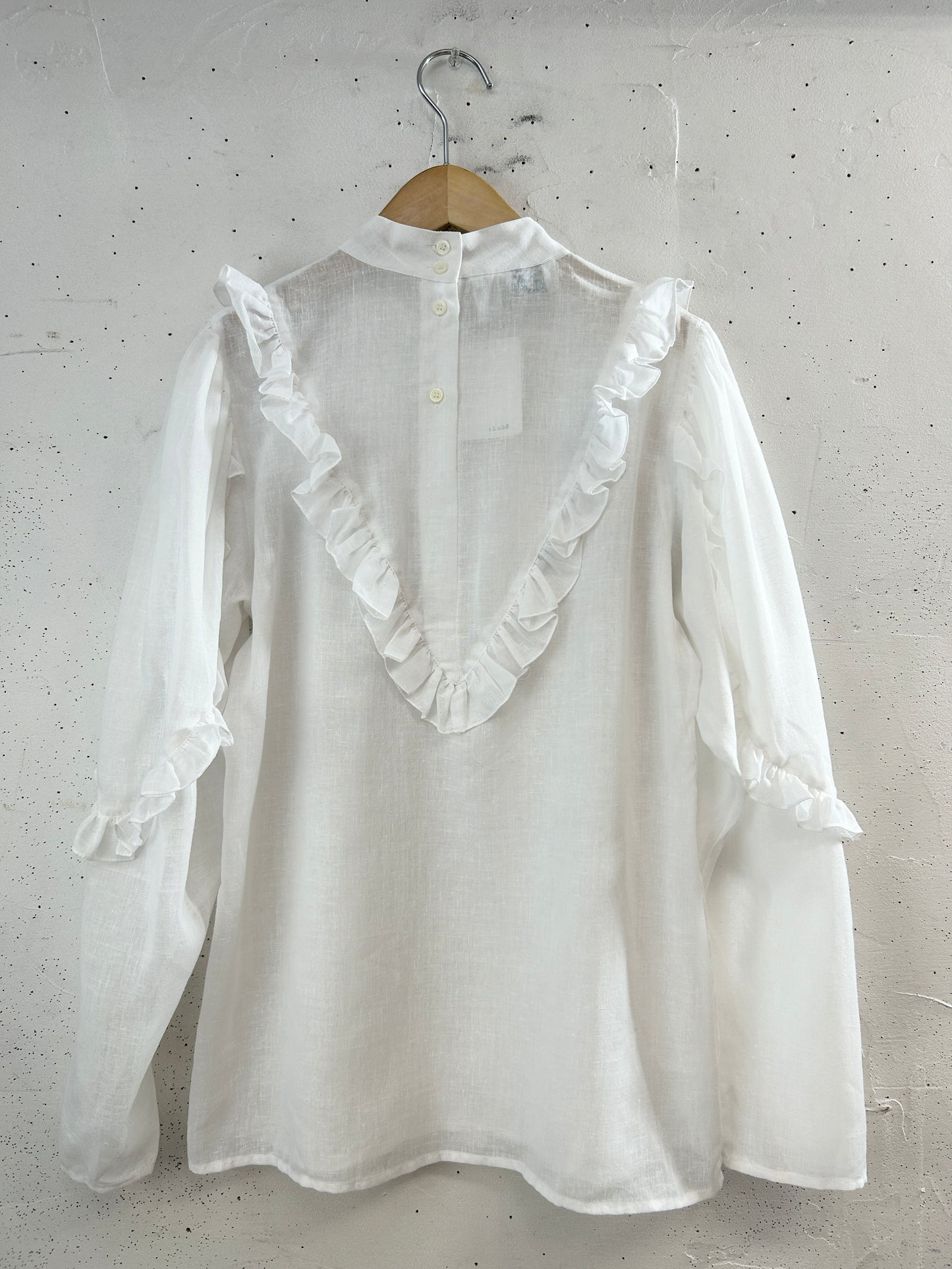 Vintage White Blouse [I33743]