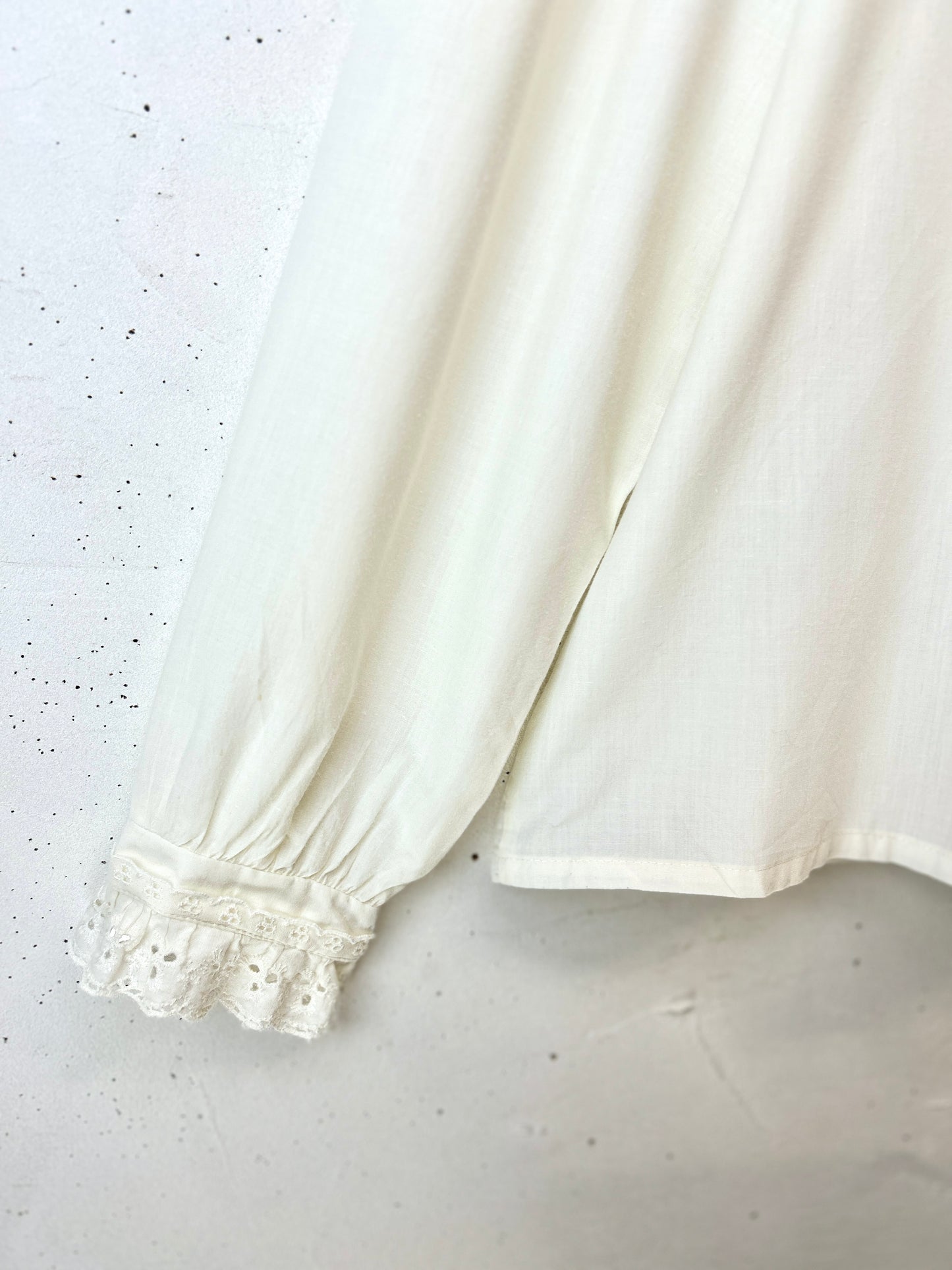 Vintage White Blouse [I30181]