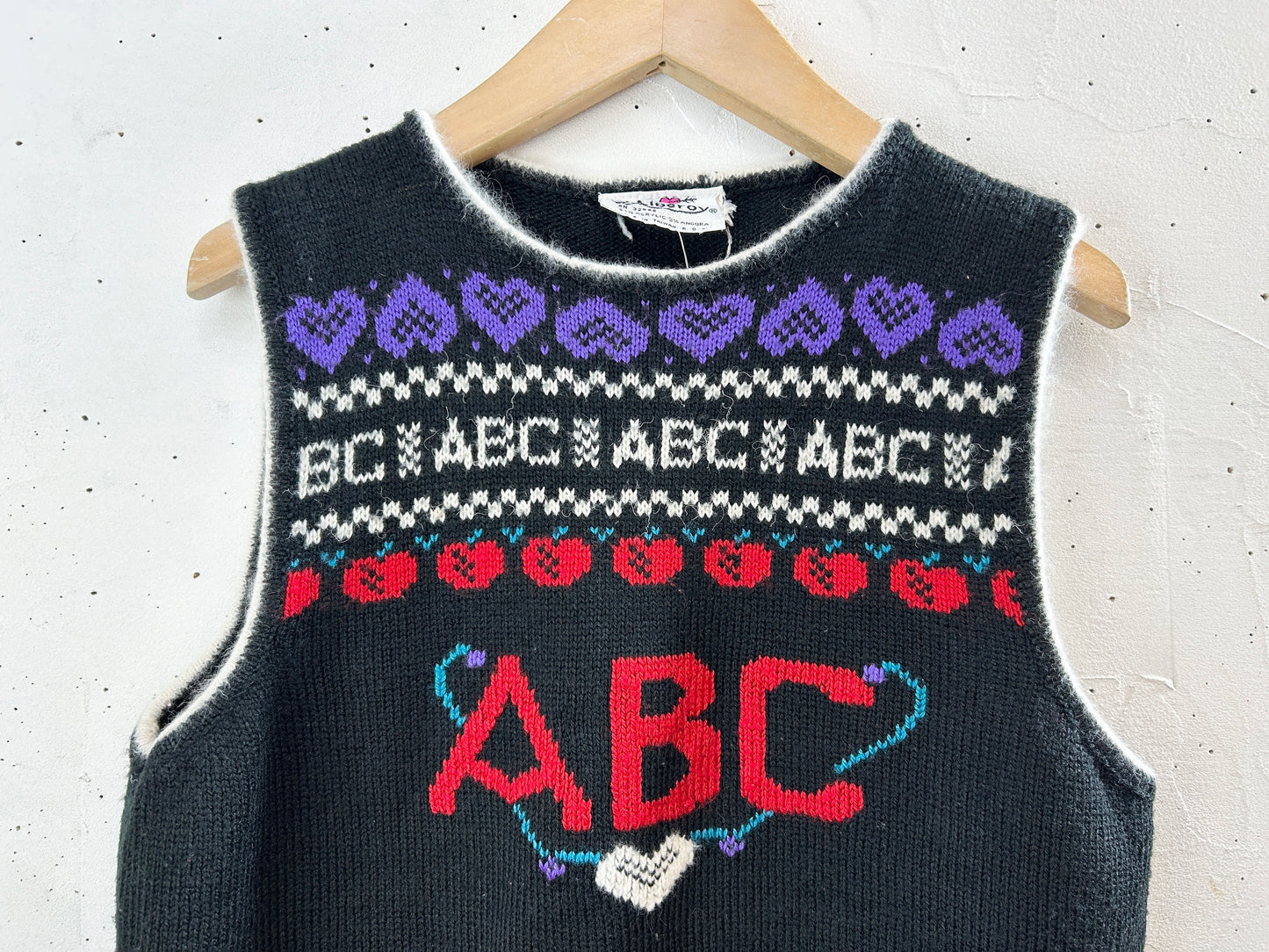 Vintage Knit Vest [I30201]