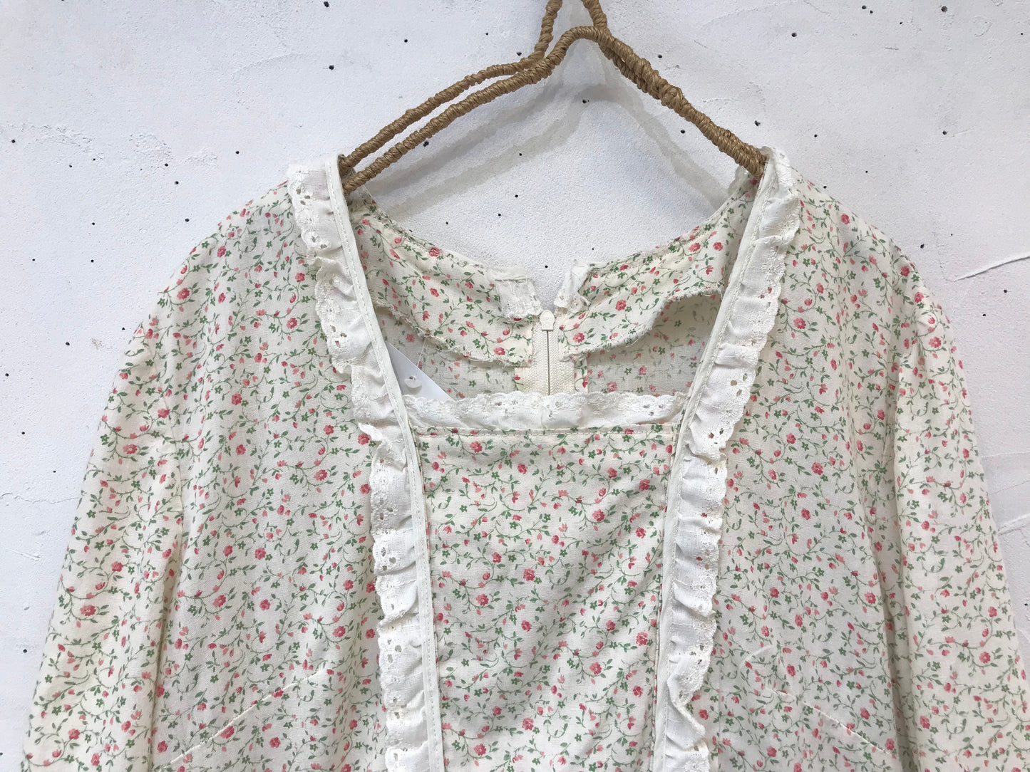 ’70s Vintage Flower Dress [G24598]