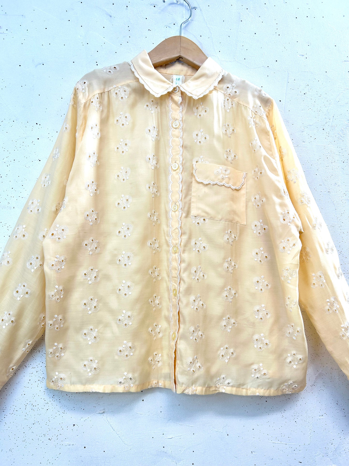 Vintage Cutwork Blouse [E32486]