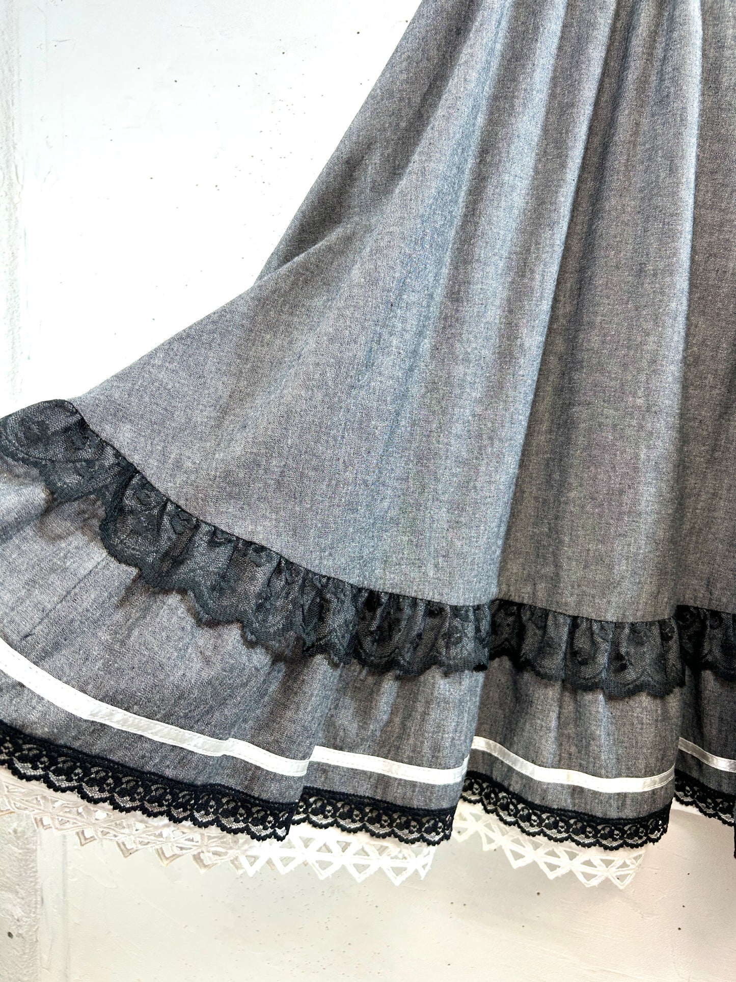 Vintage Tiered Skirt [D32163]