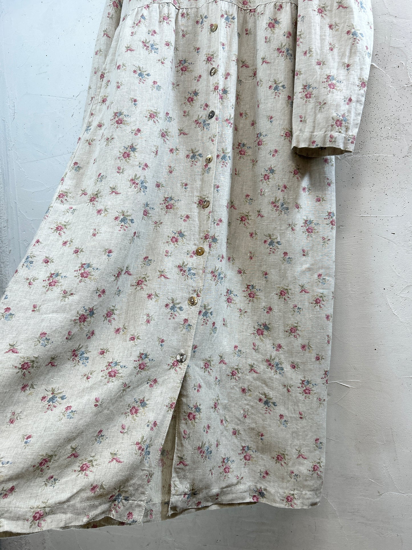 Vintage Linen Dress 〜MADE IN USA〜 [C31770]