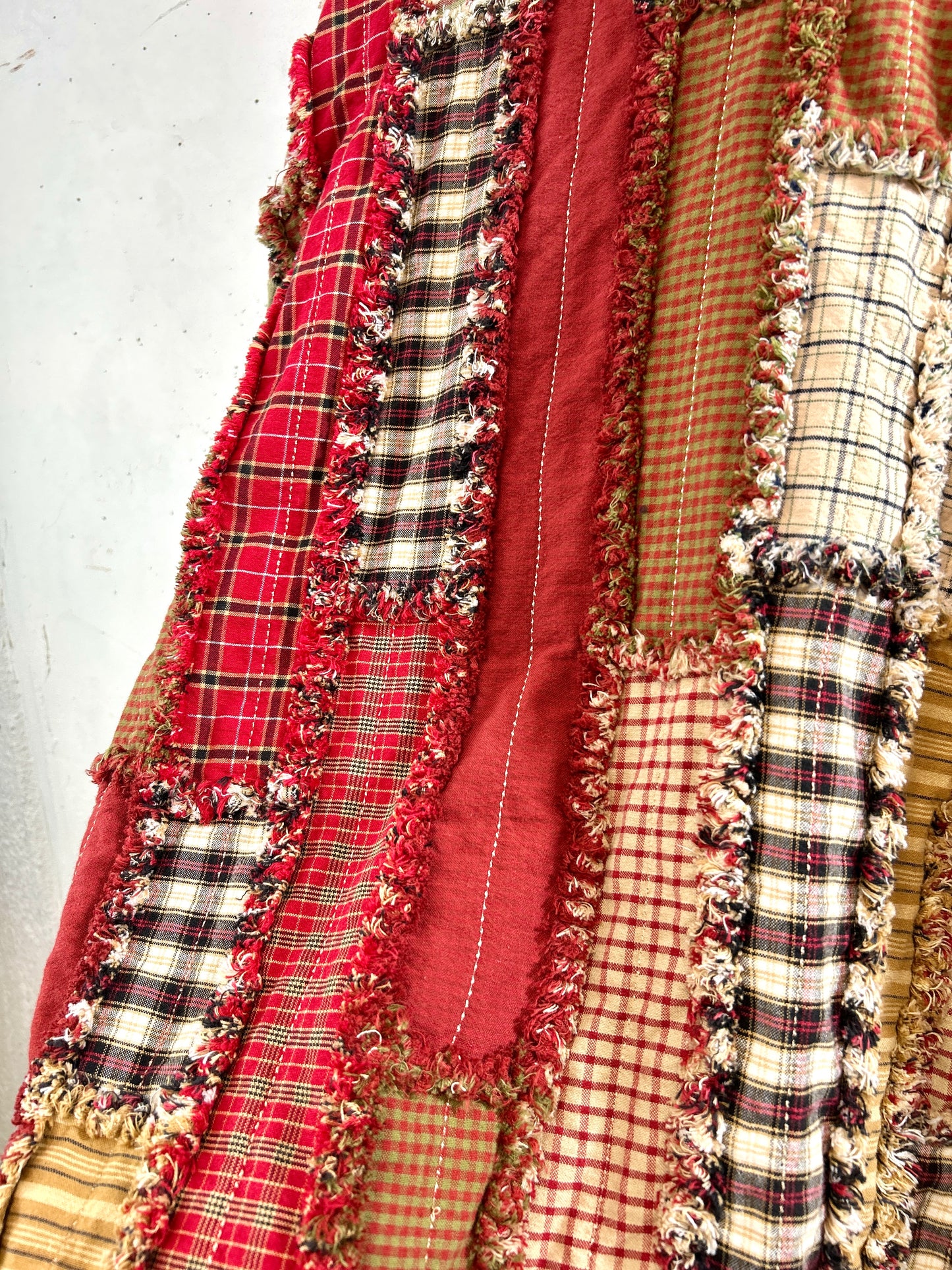 Vintage Patchwork Quilt Jacket  [L31073]