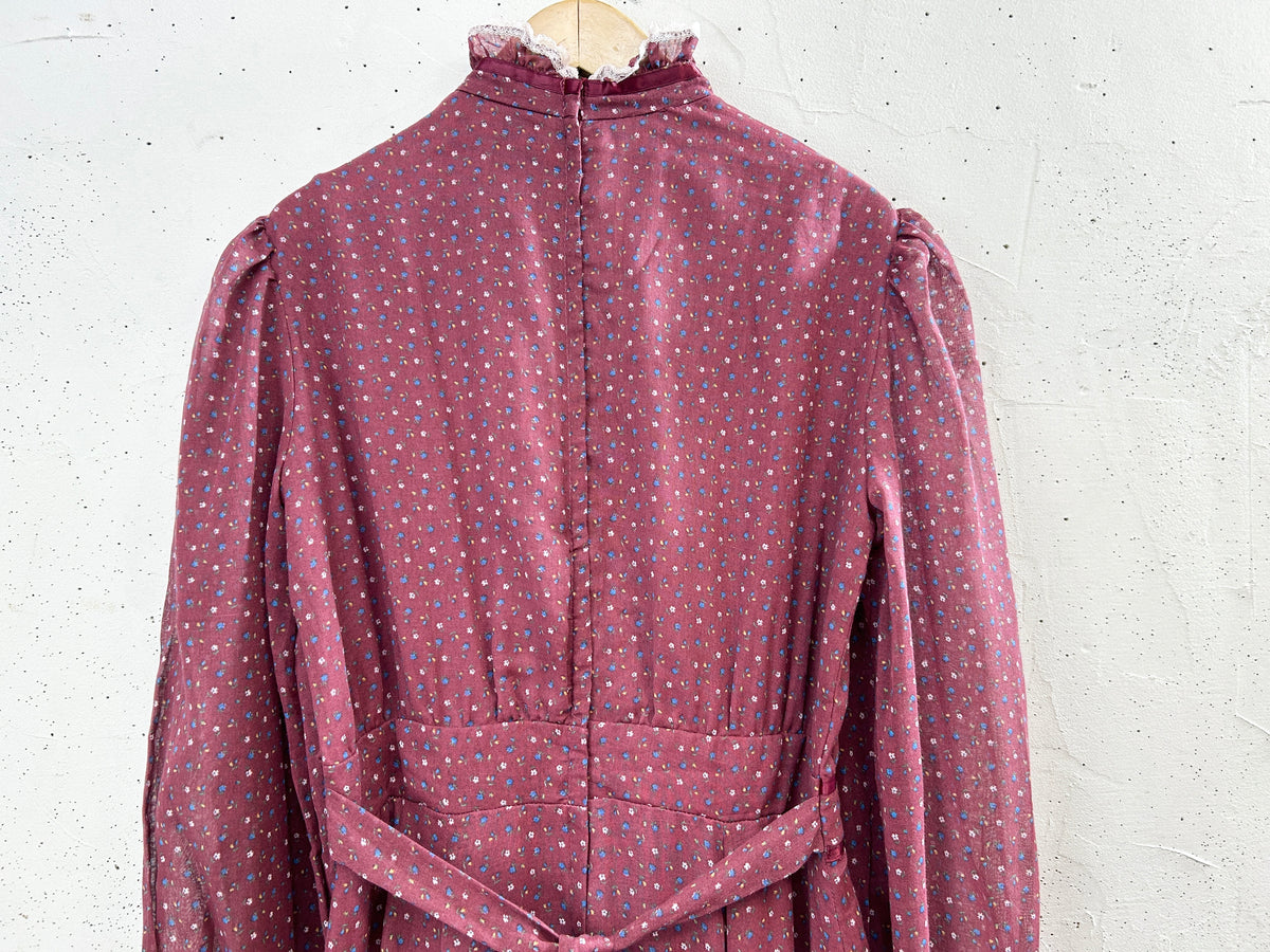 '70s Vintage Dress [J32456]