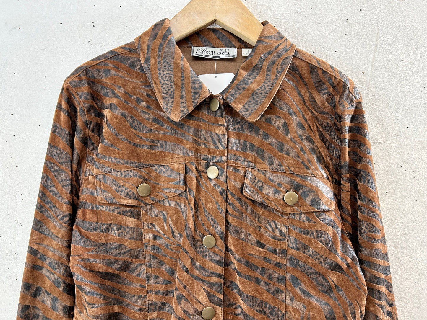 Vintage Eco Leather Jacket [I3107]