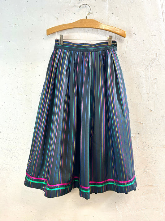 Vintage Stripe Skirt [K30874]
