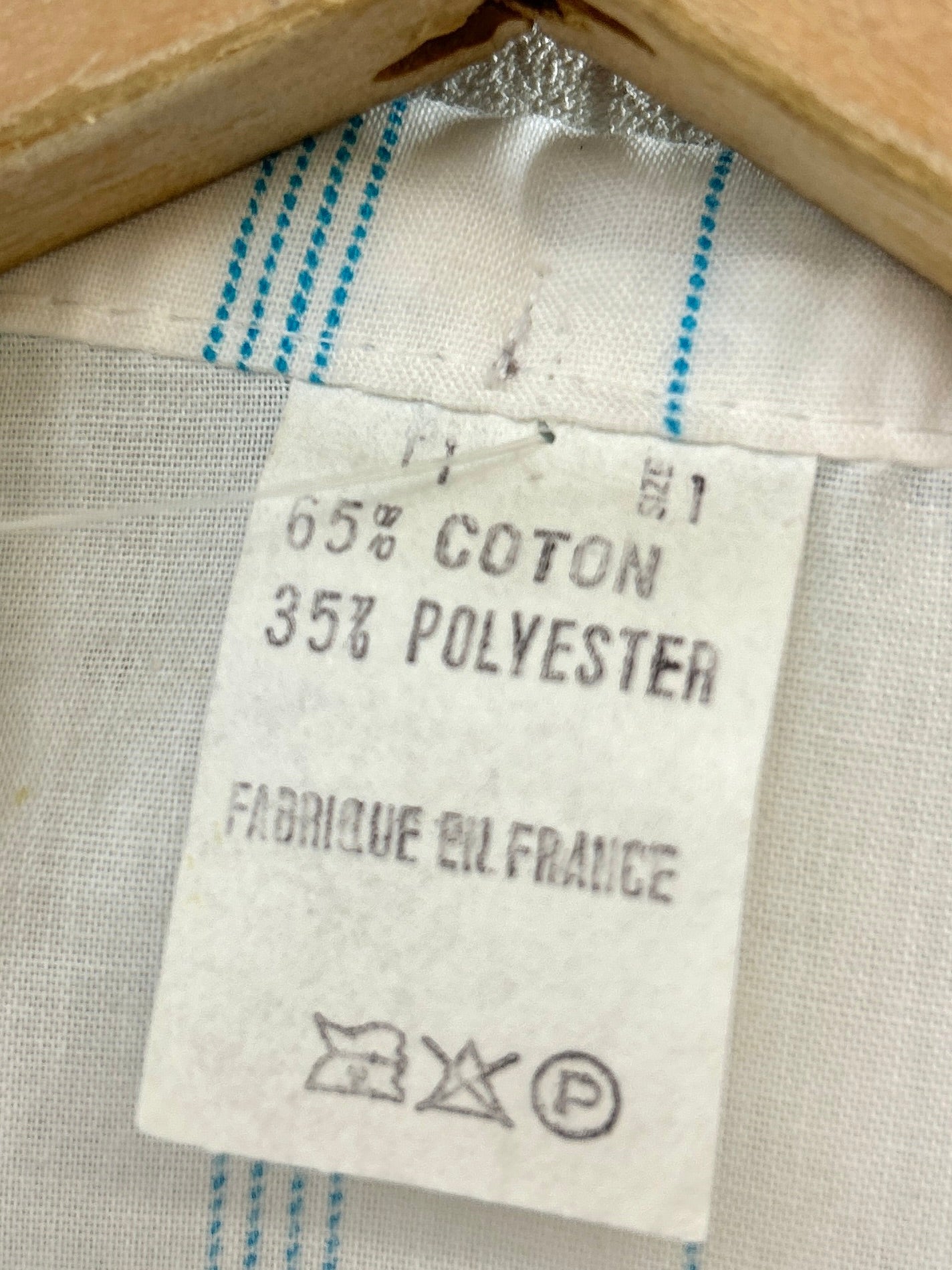 Vintage Blouse Made in France  [L30969]