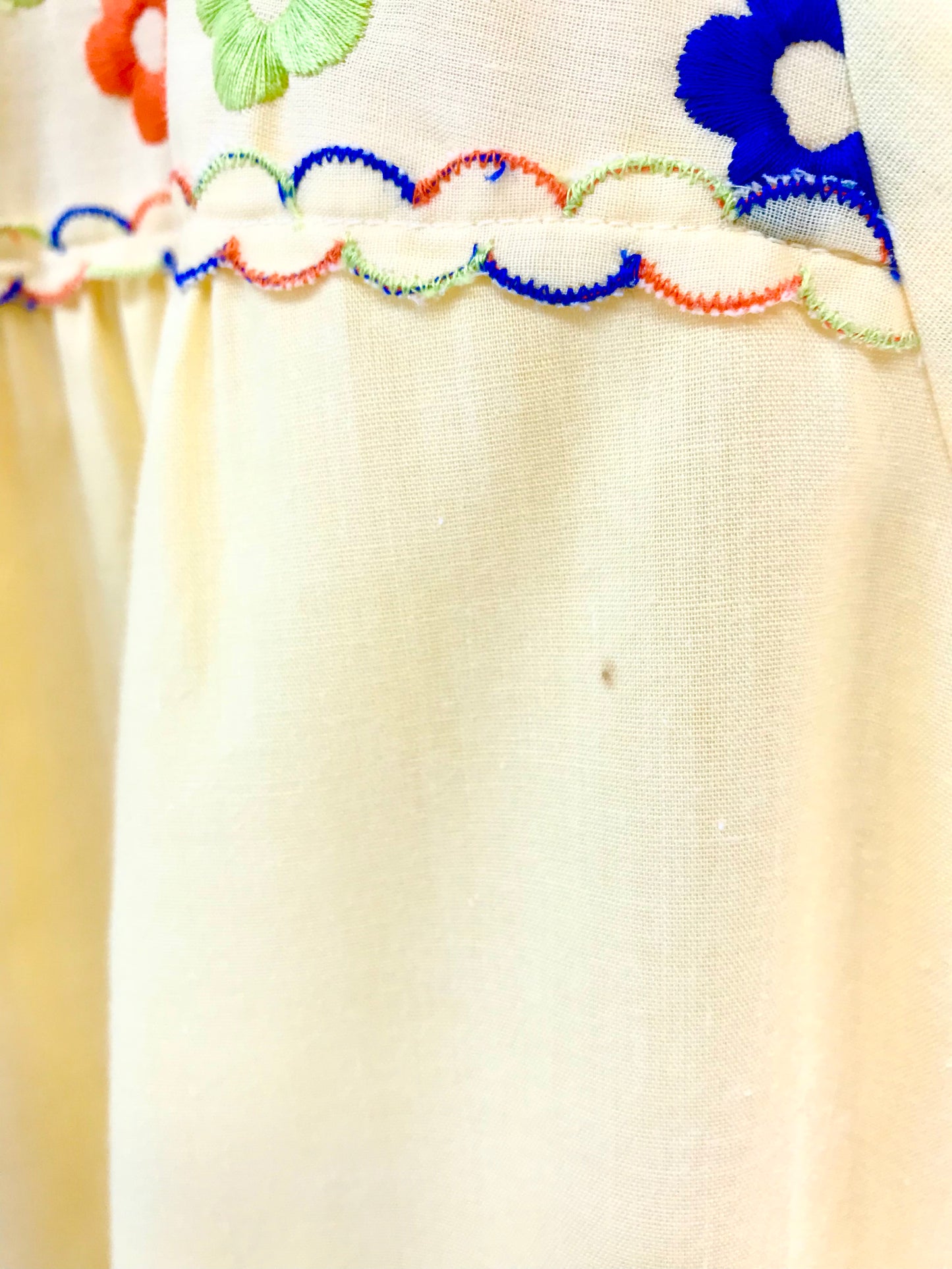 Vintage Flower Stitched Dress [G24613]