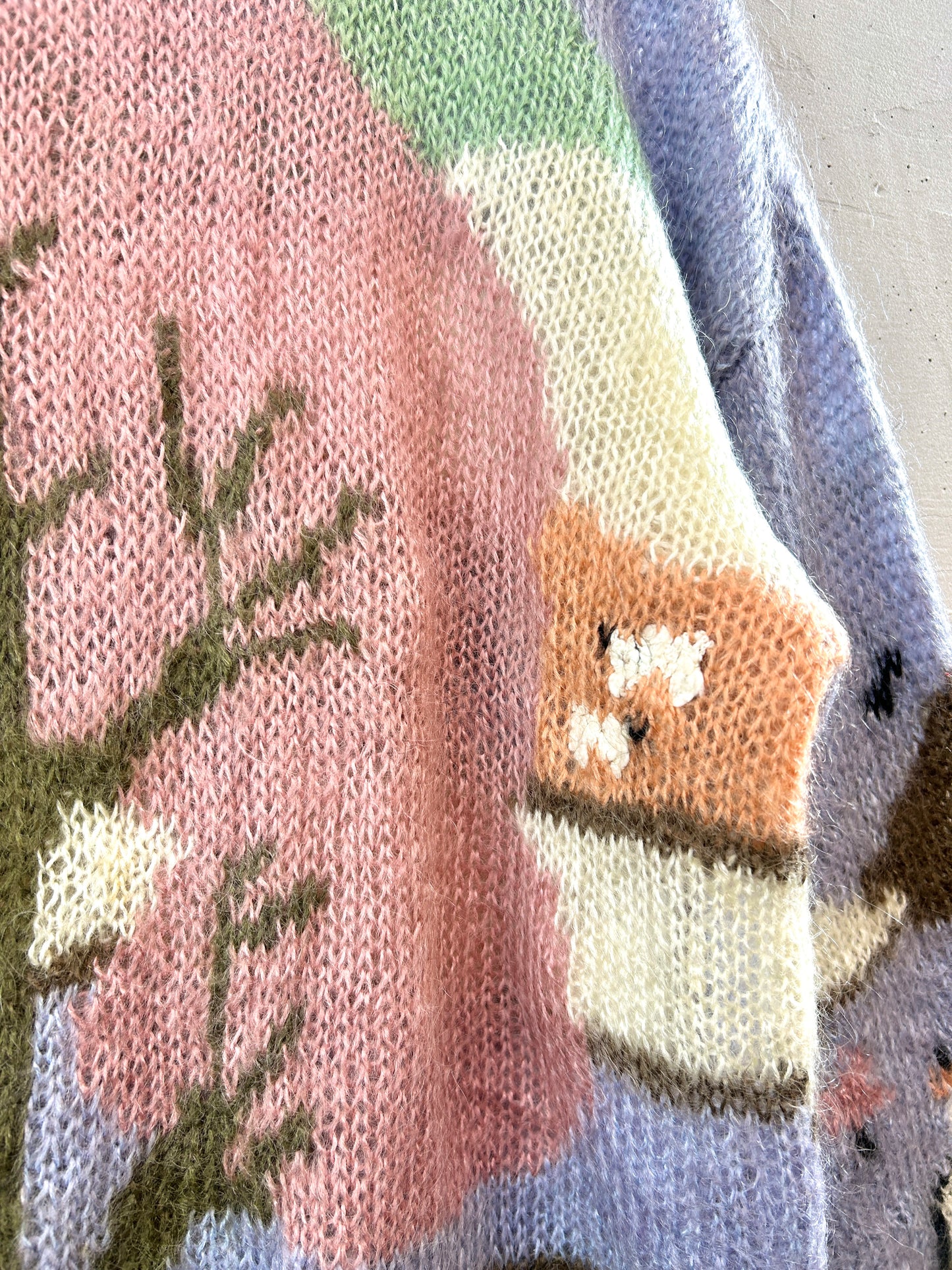 Vintage Mohair Knit Sweater [K30850]