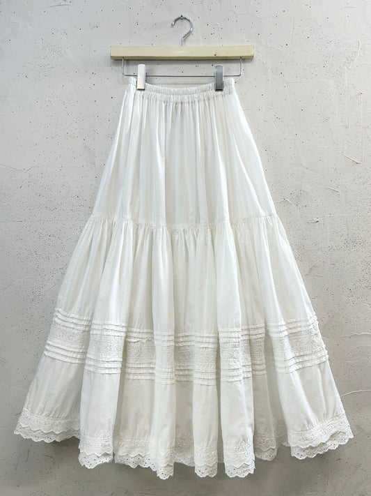 Vintage Tiered Skirt 〜STYLED IN ITALY〜 [G33288]