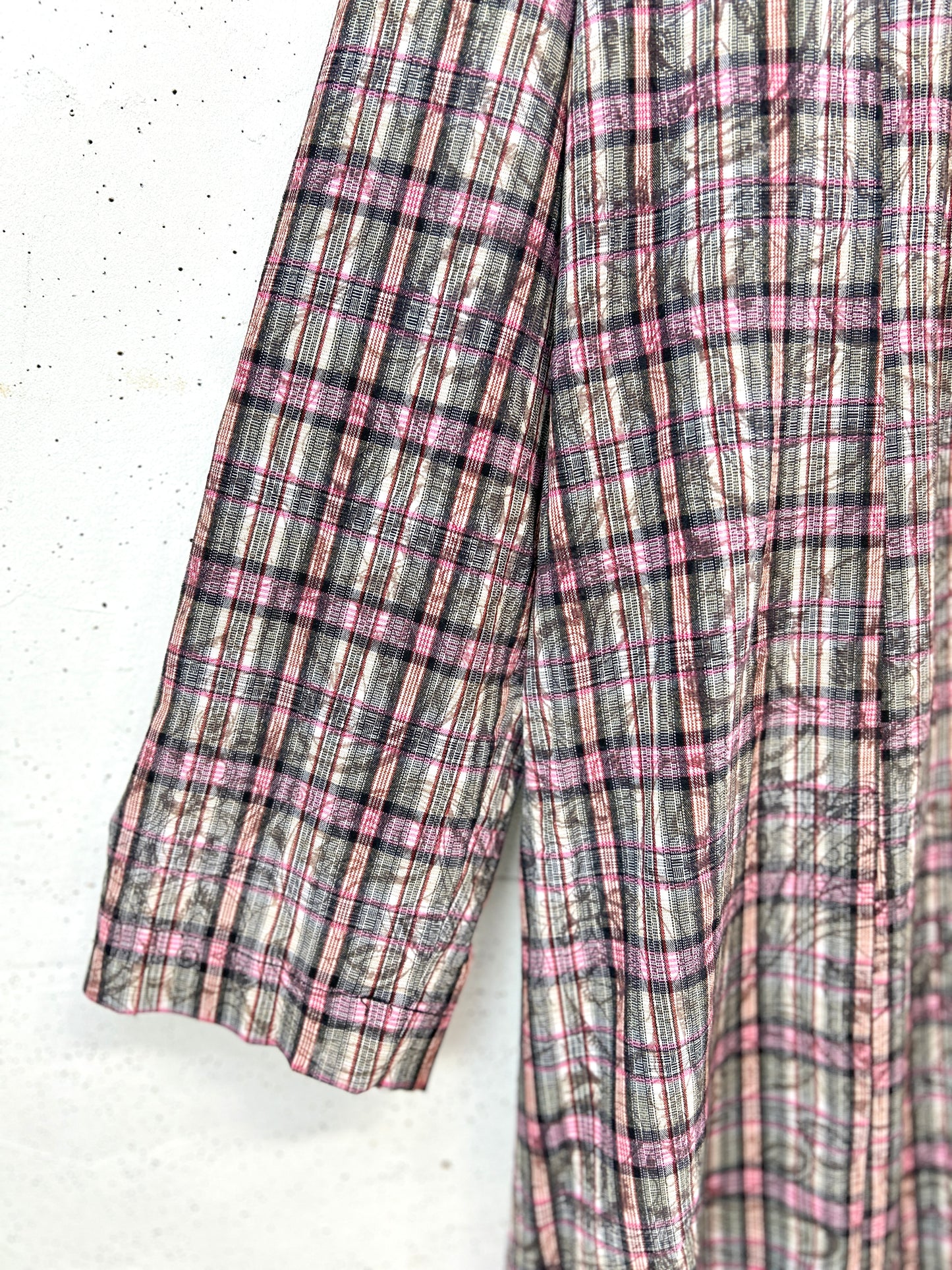 Vintage Plaid Dress [A31382]