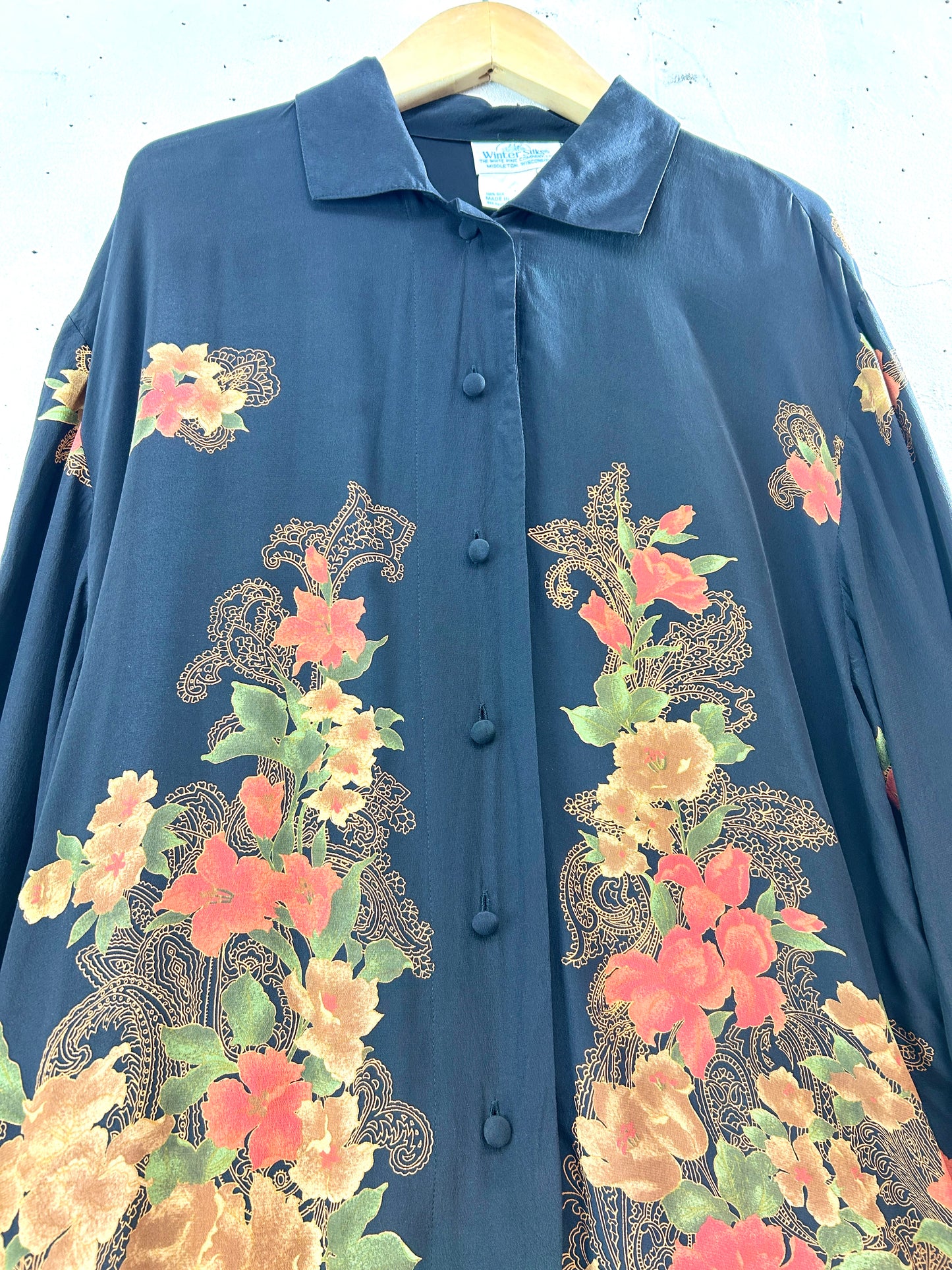 Vintage Silk Shirt ［J30512]
