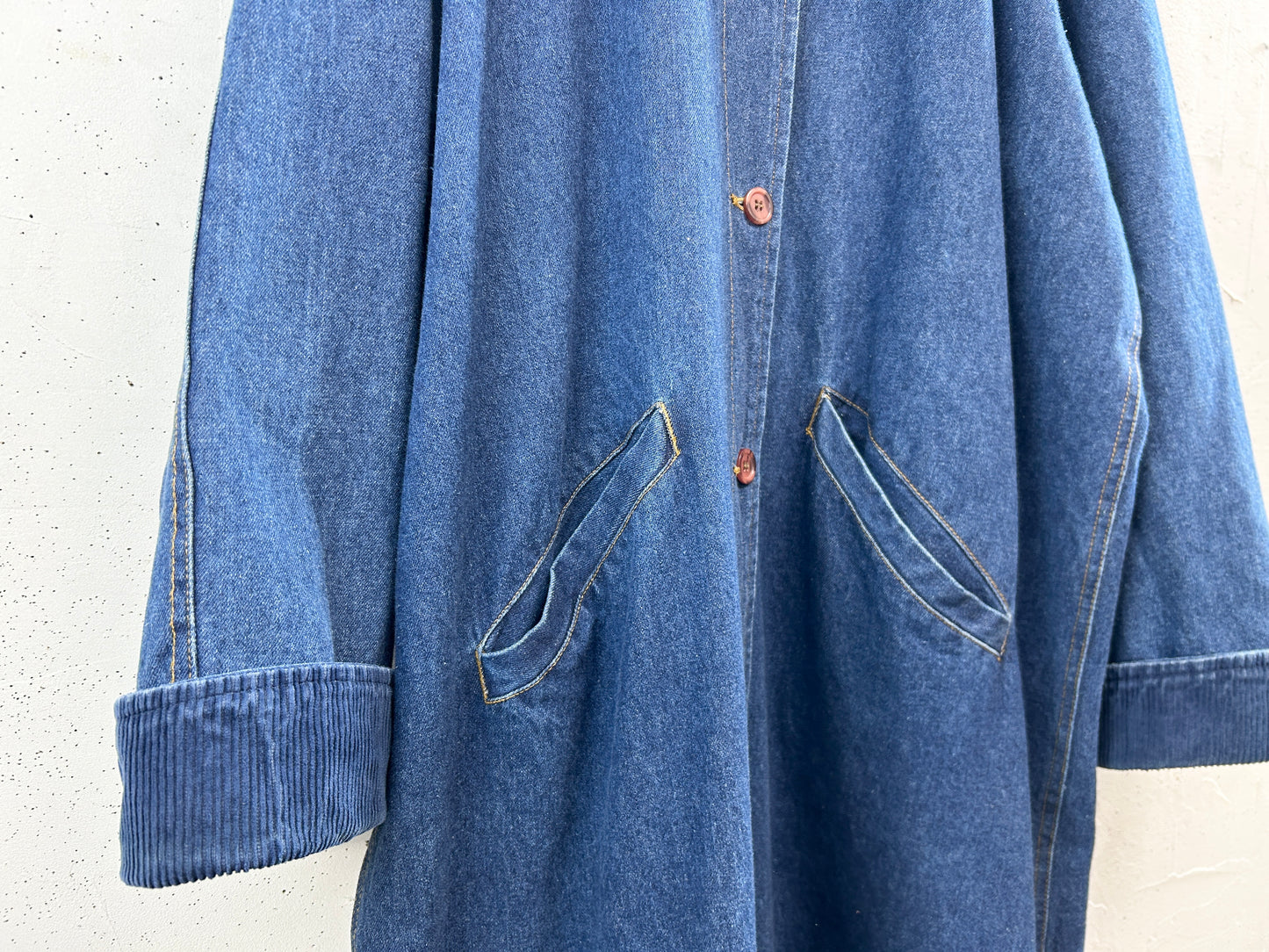 Vintage Denim Long Jacket [A31307]