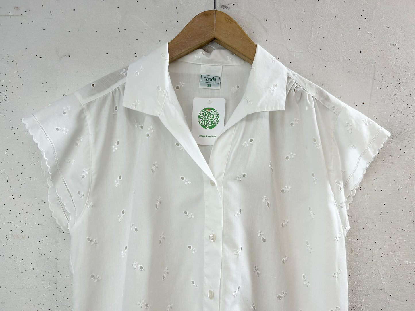 Vintage White Blouse [H33318]
