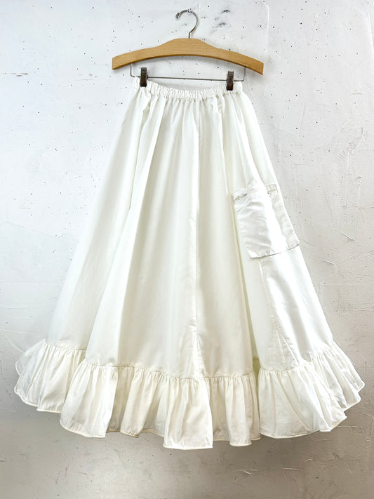 Vintage White Skirt [I30140]