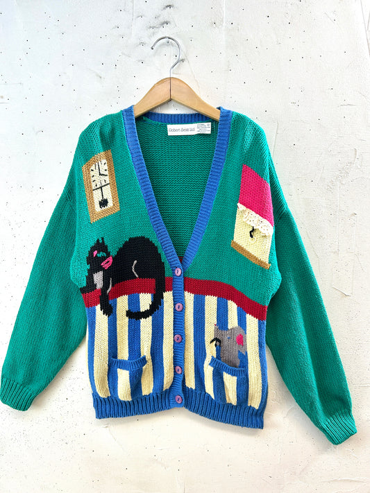 Vintage Knit Cardigan [L30938]