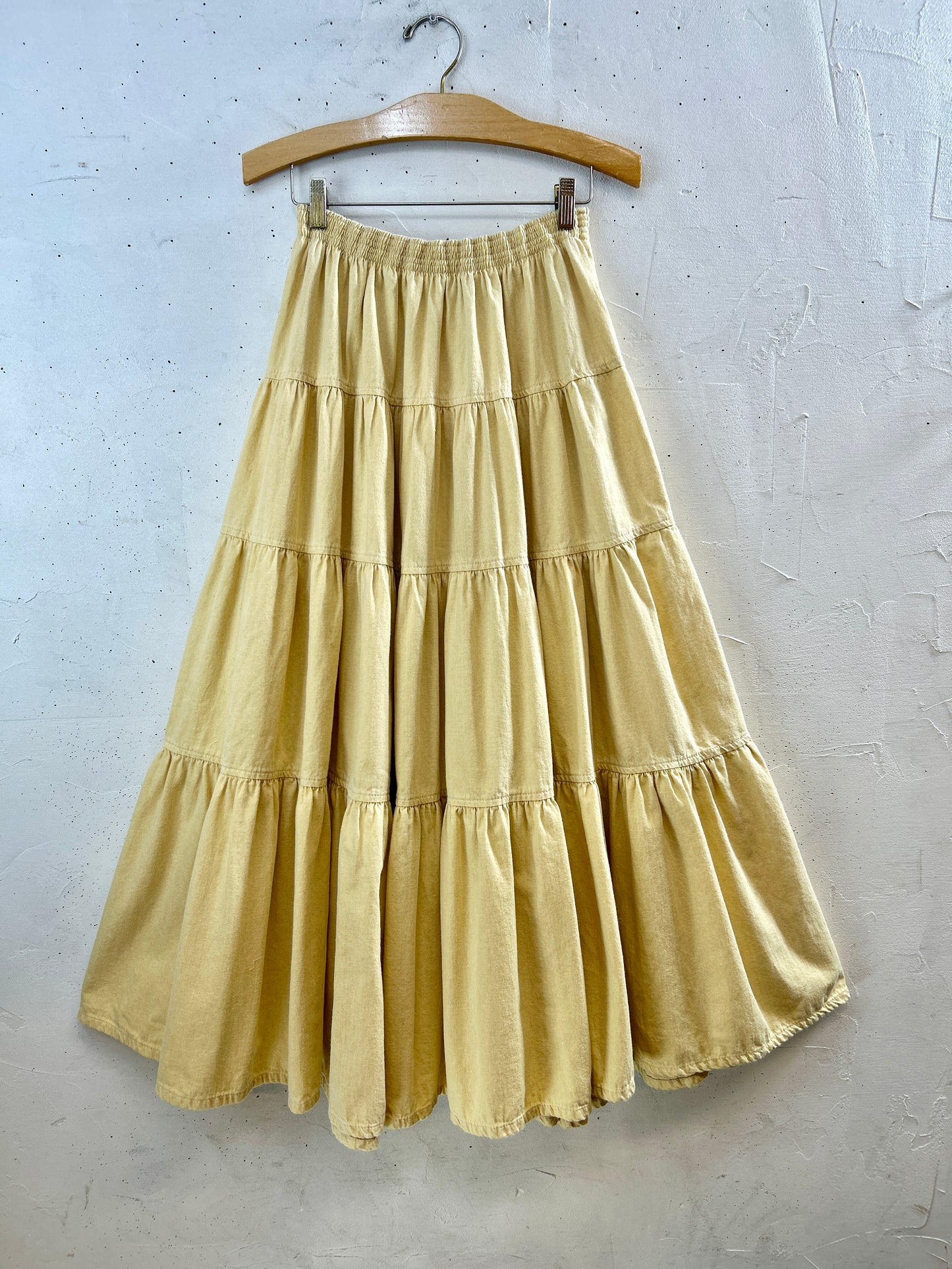 Vintage Tiered Skirt MADE IN USA [I30347]