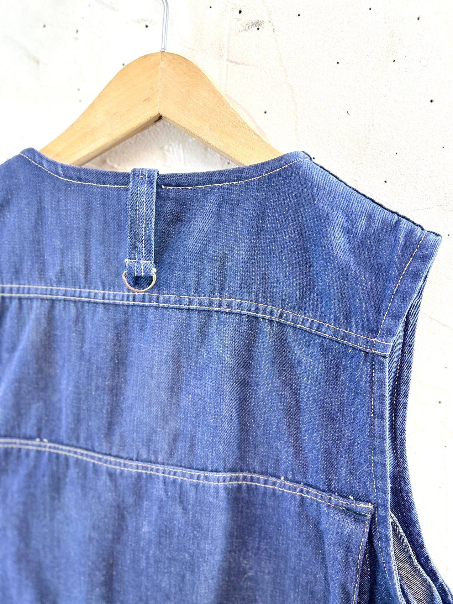 Vintage Denim Fishing Vest [K30742]