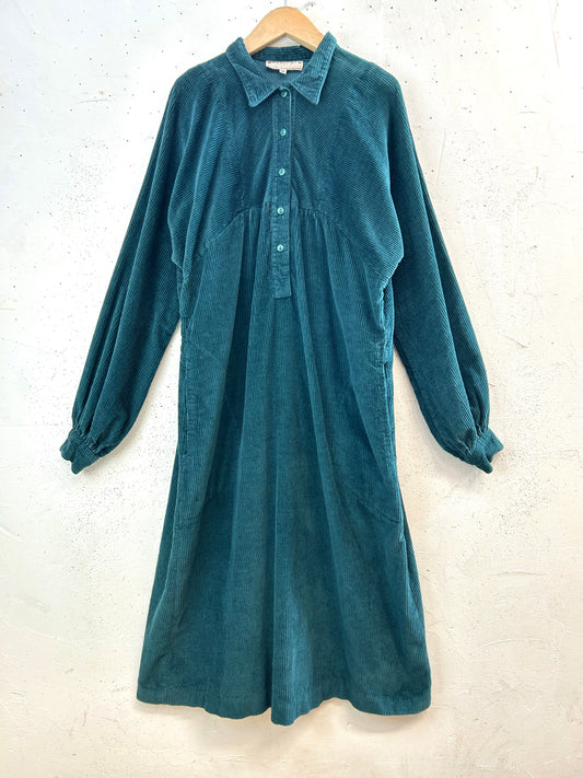 Vintage Corduroy Over Dress [I33740]