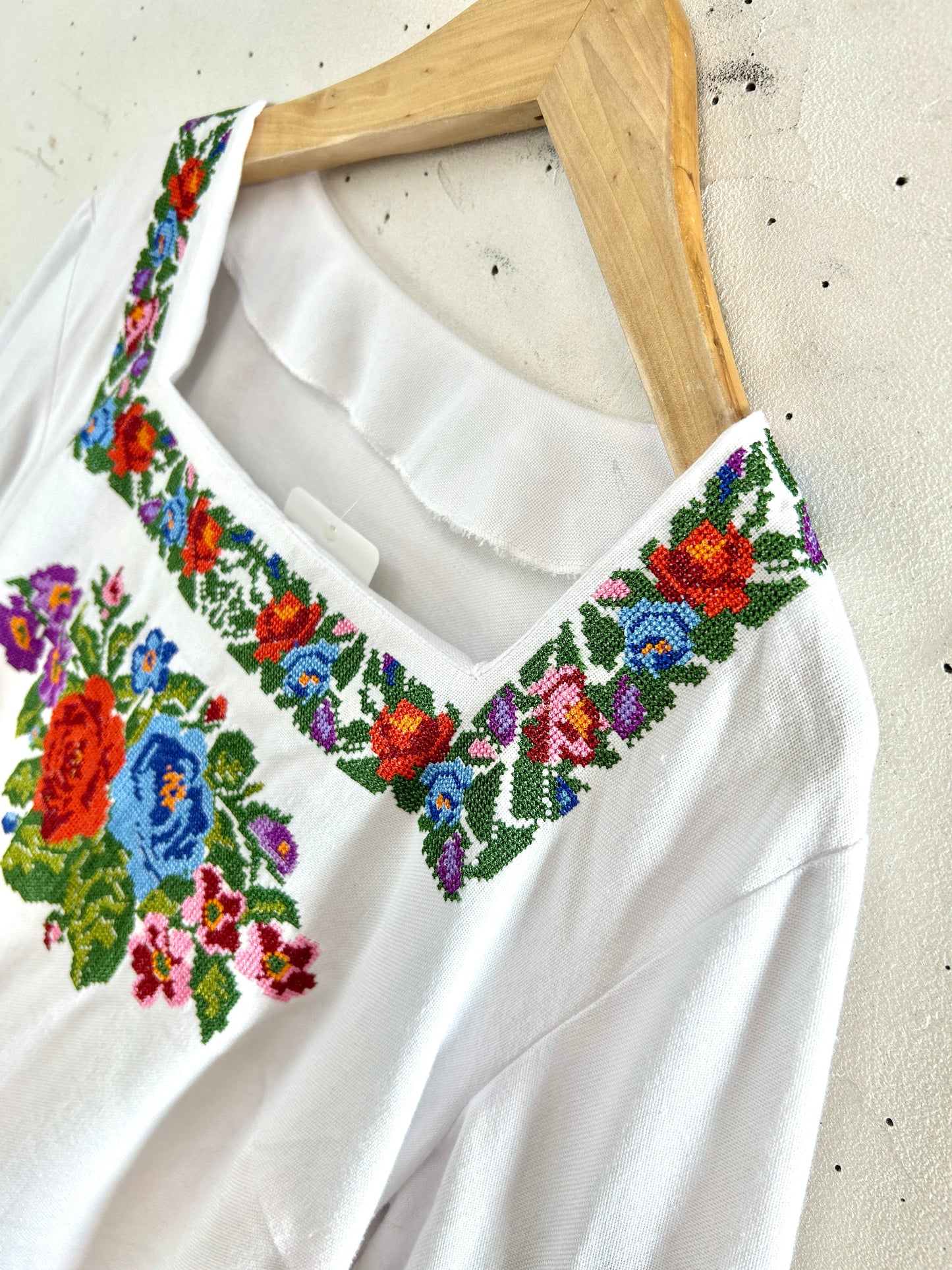 Vintage Embroidery Blouse [G33157]