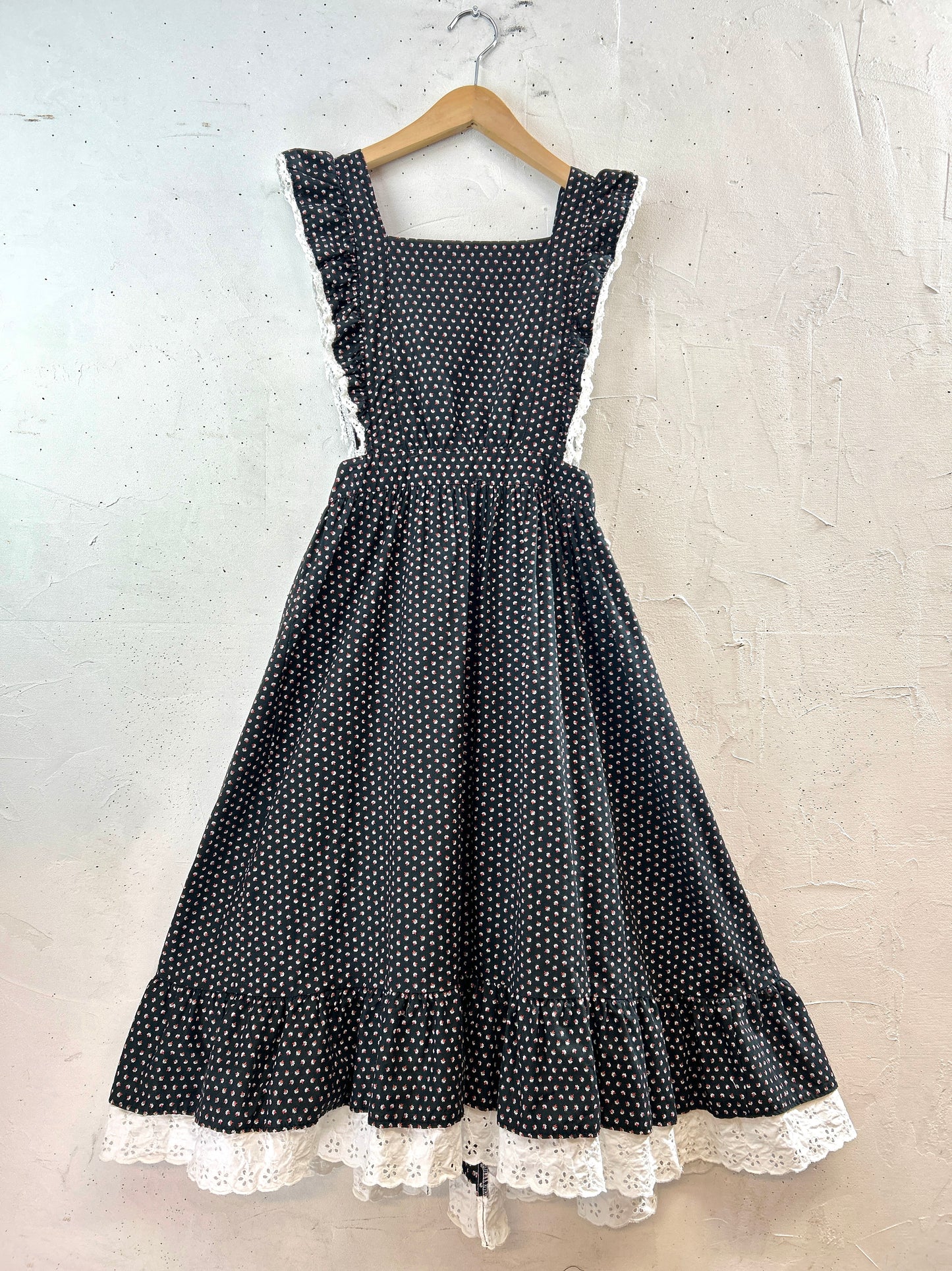 '70s Vintage Apron Dress FABRIQUE EN FRANCE [J30592]