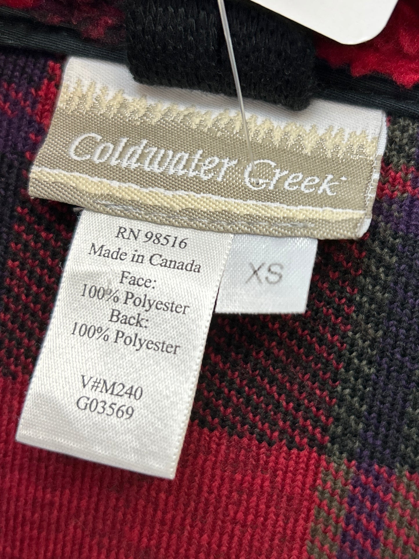 Vintage Boa Jacket 〜Coldwater Creek〜 MADE IN Canada [K30797]