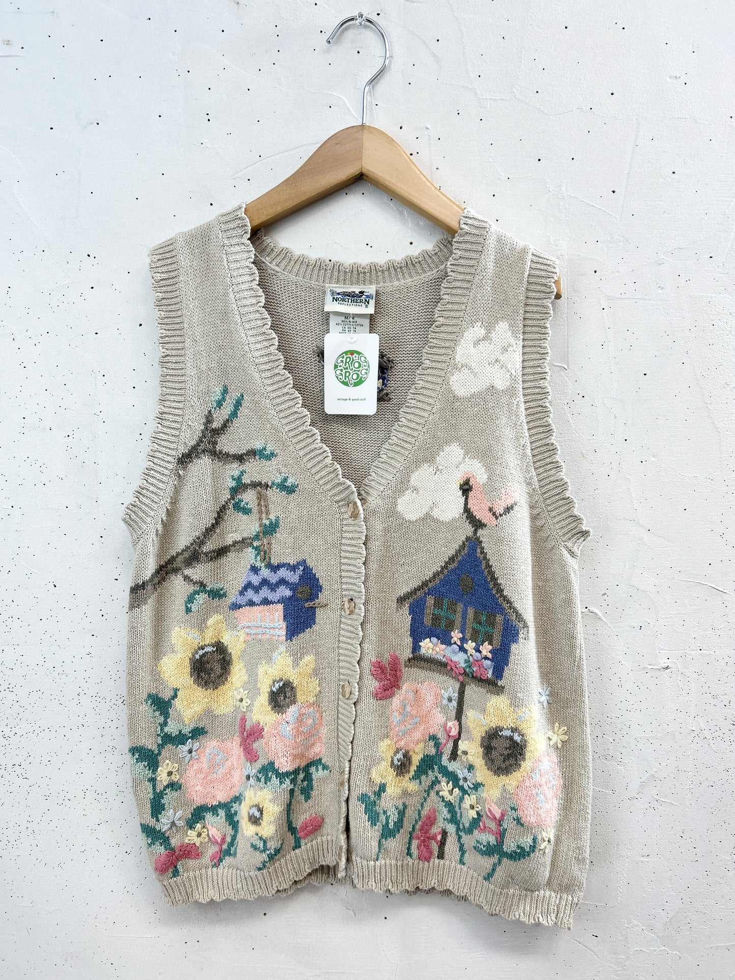 Vintage Knit Vest [A31390]