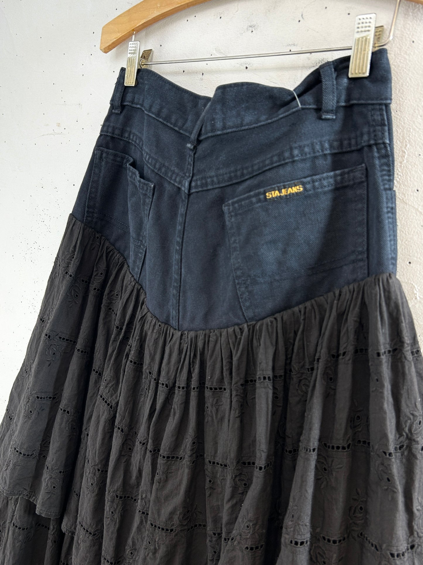 Vintage Denim Skirt  [F32763]