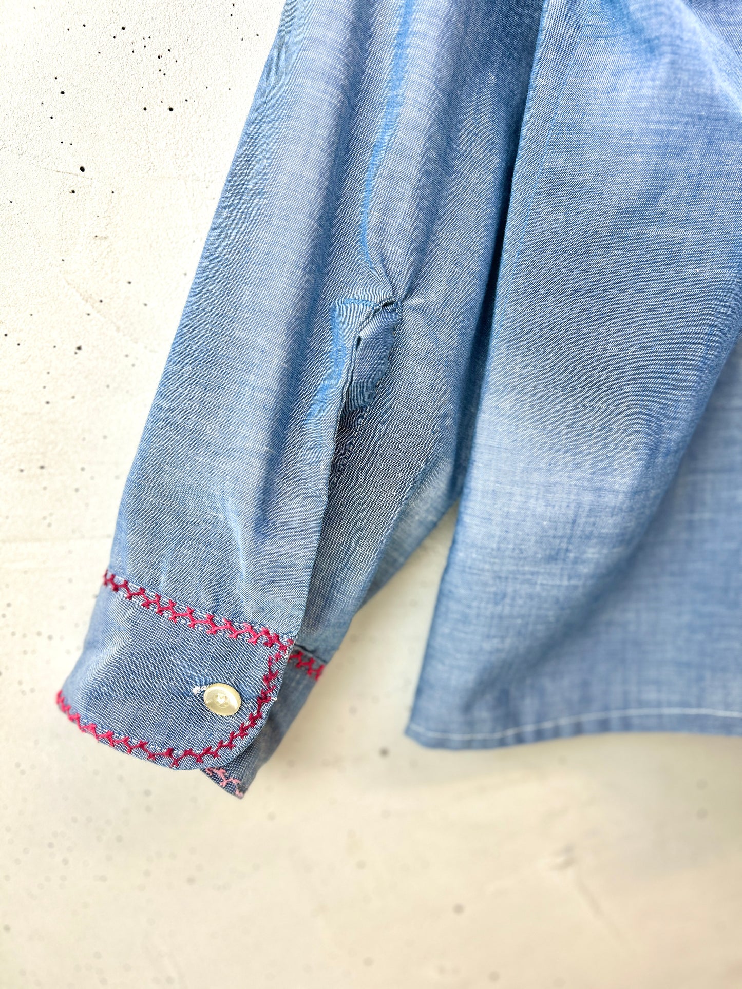 '70sVintage Chambray Shirt [H30980]