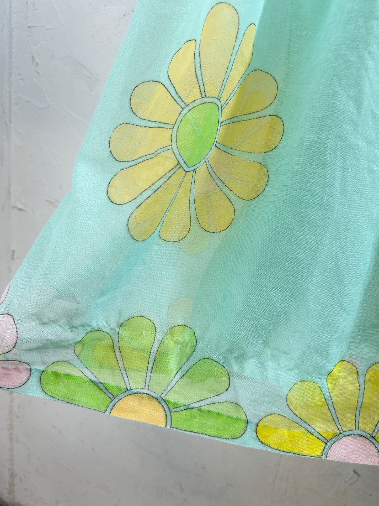 Vintage '70s Flower Dress [H30806]