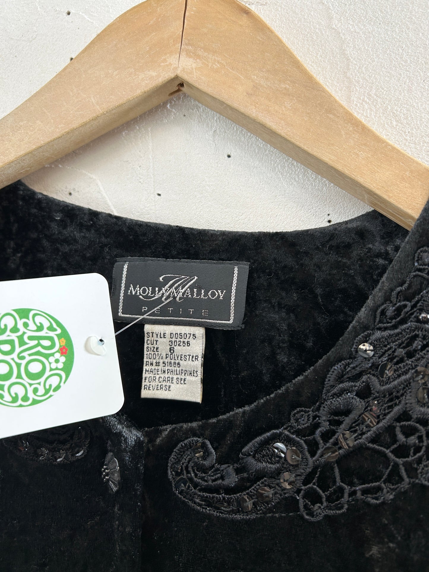 Vintage Velours Dress [K30900]