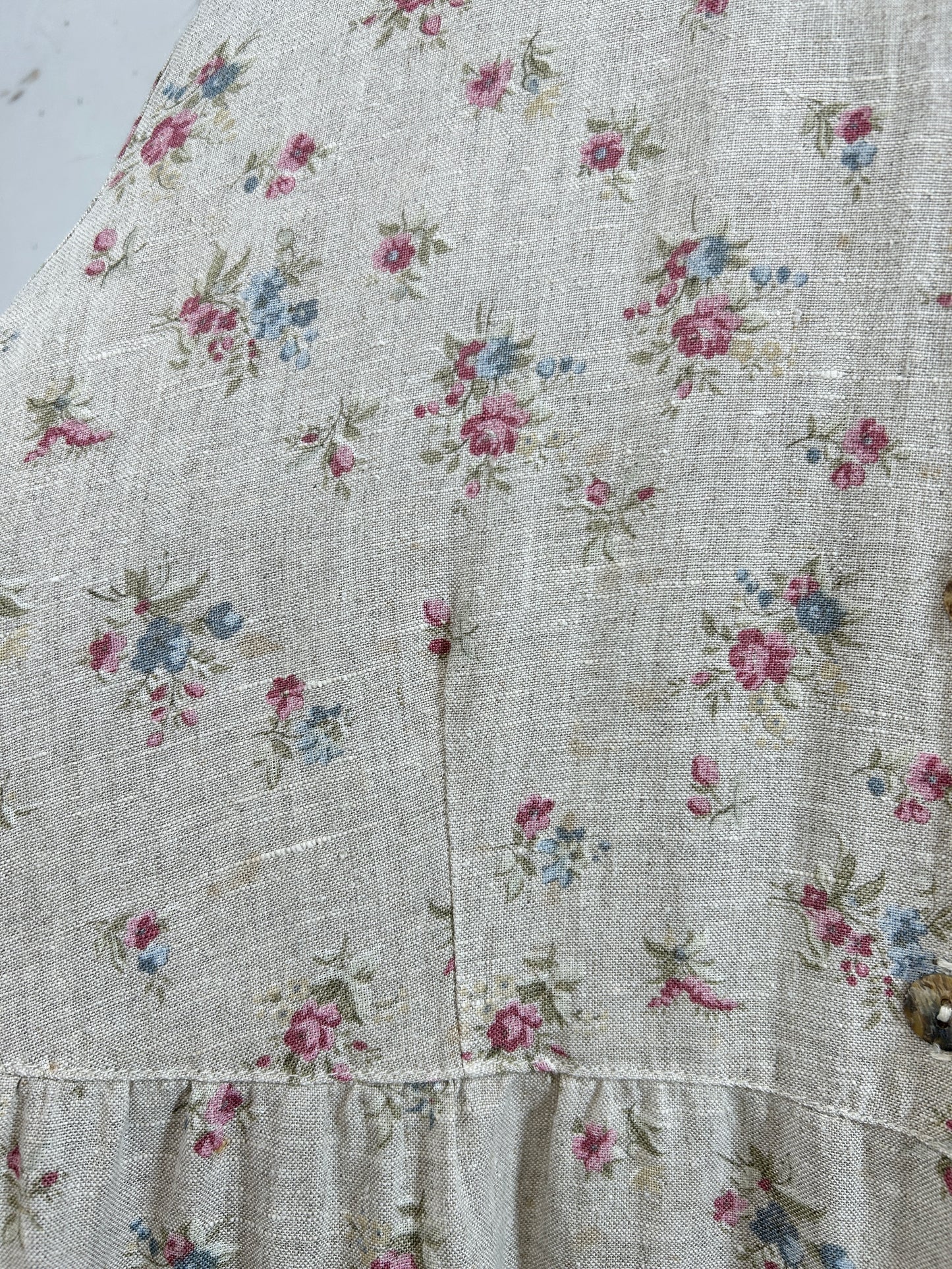 Vintage Linen Dress 〜MADE IN USA〜 [C31770]