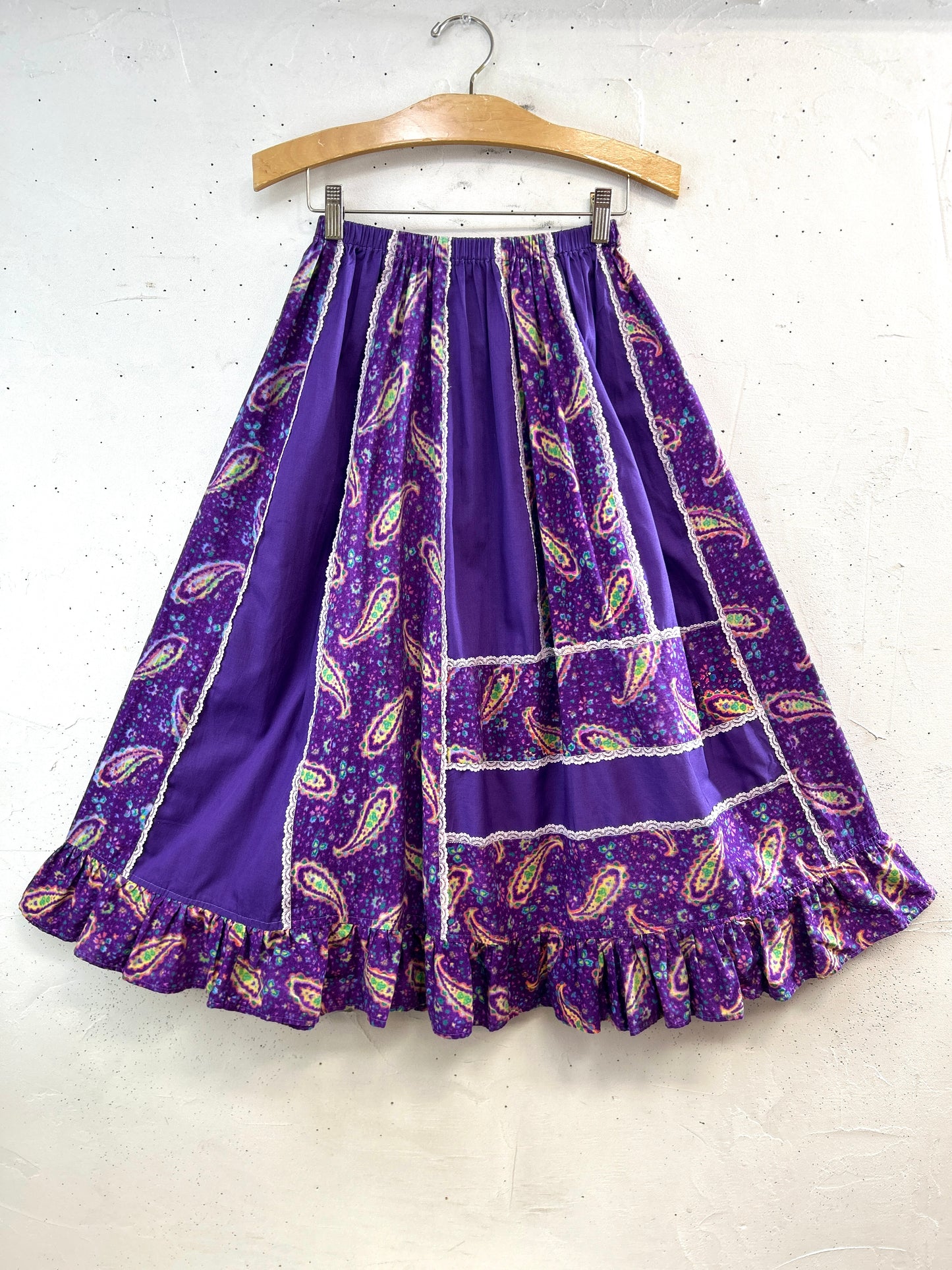 Vintage Patchwork Skirt [B31674]