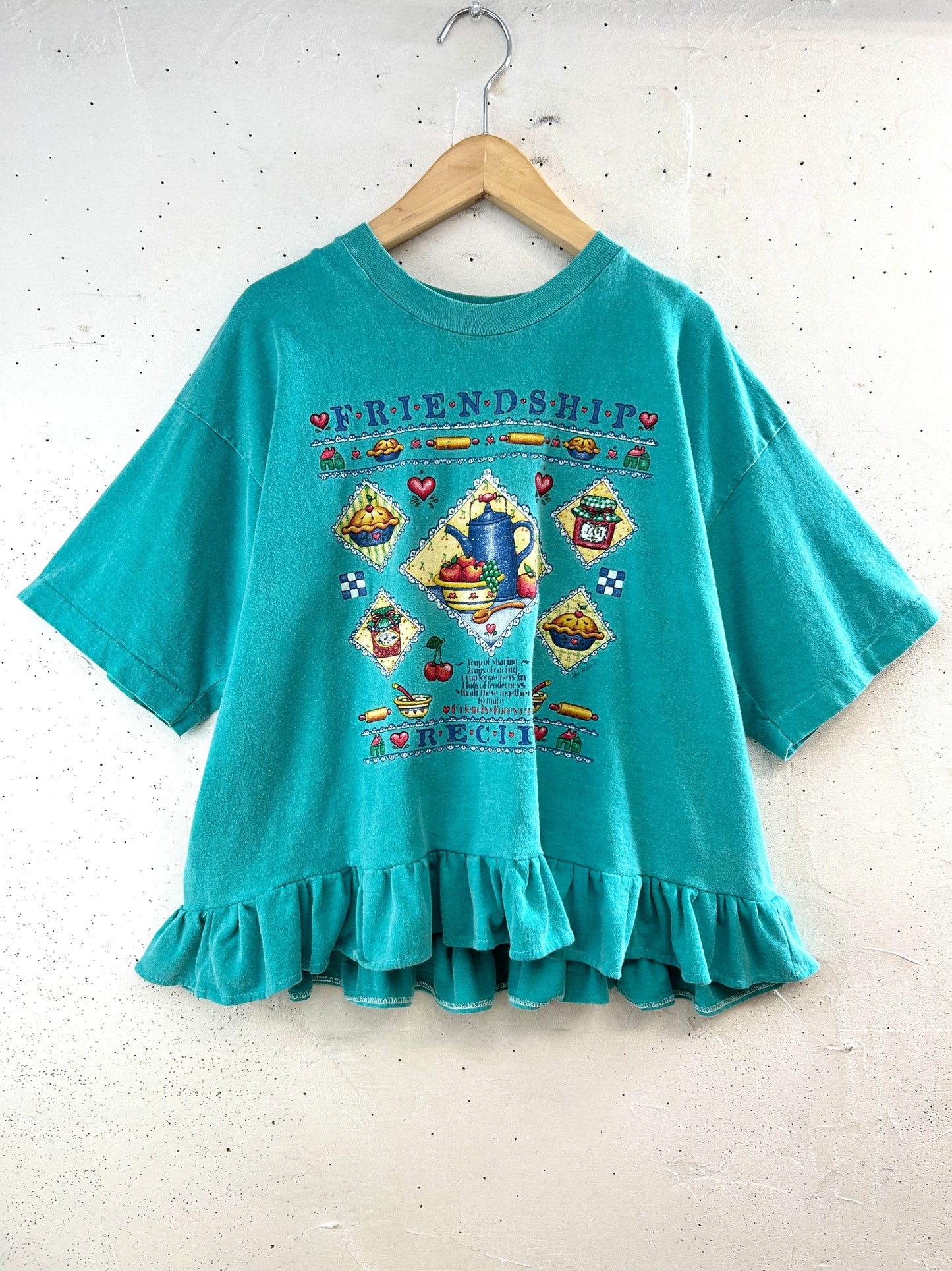Vintage T Shirt 〜Funny dot CRAZY〜 [F32688]