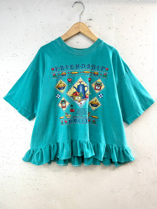Vintage T Shirt 〜Funny dot CRAZY〜 [F32688]