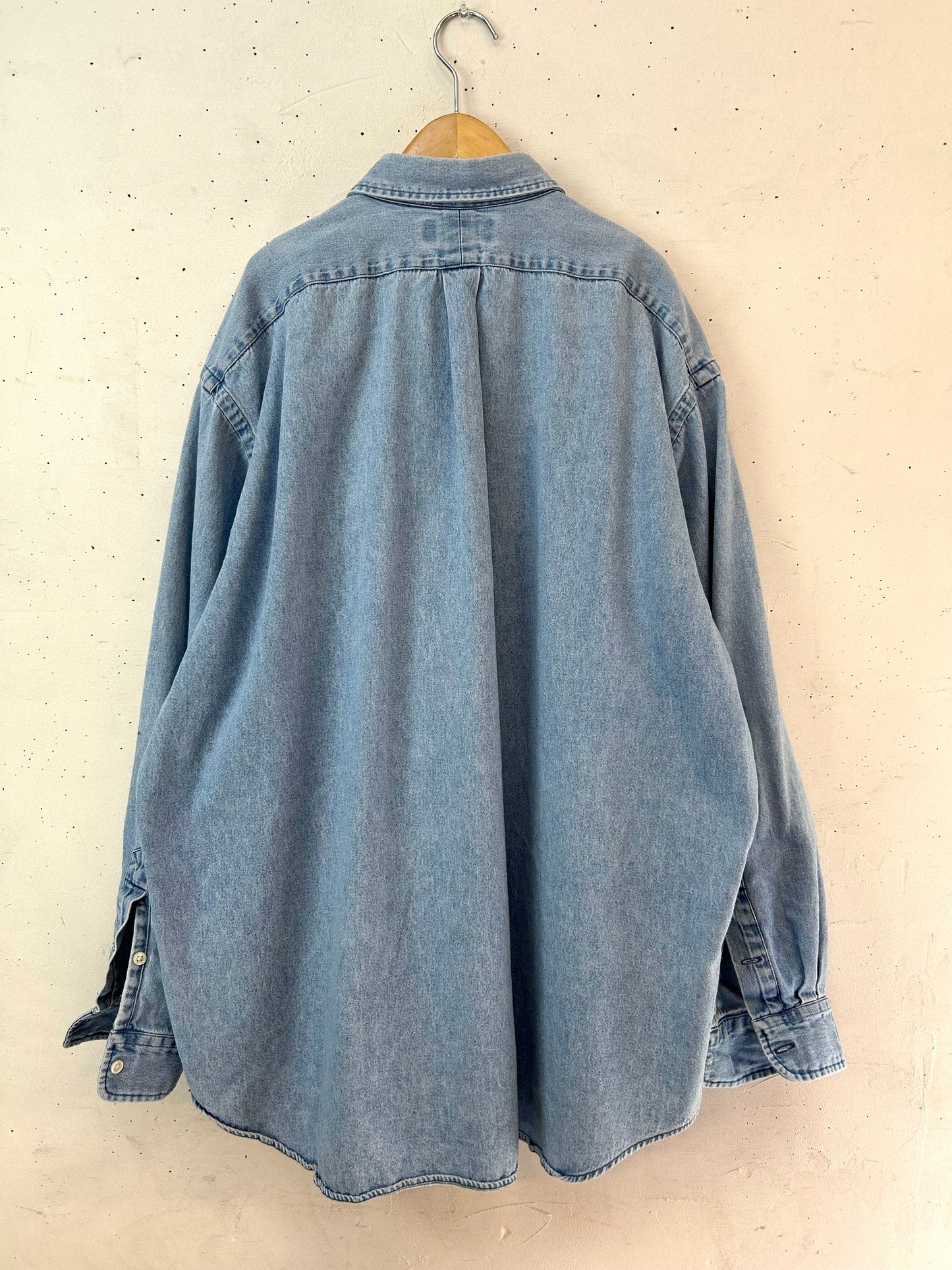 Vintage Denim Shirt XXL ~Ralph Lauren~ [D30001]