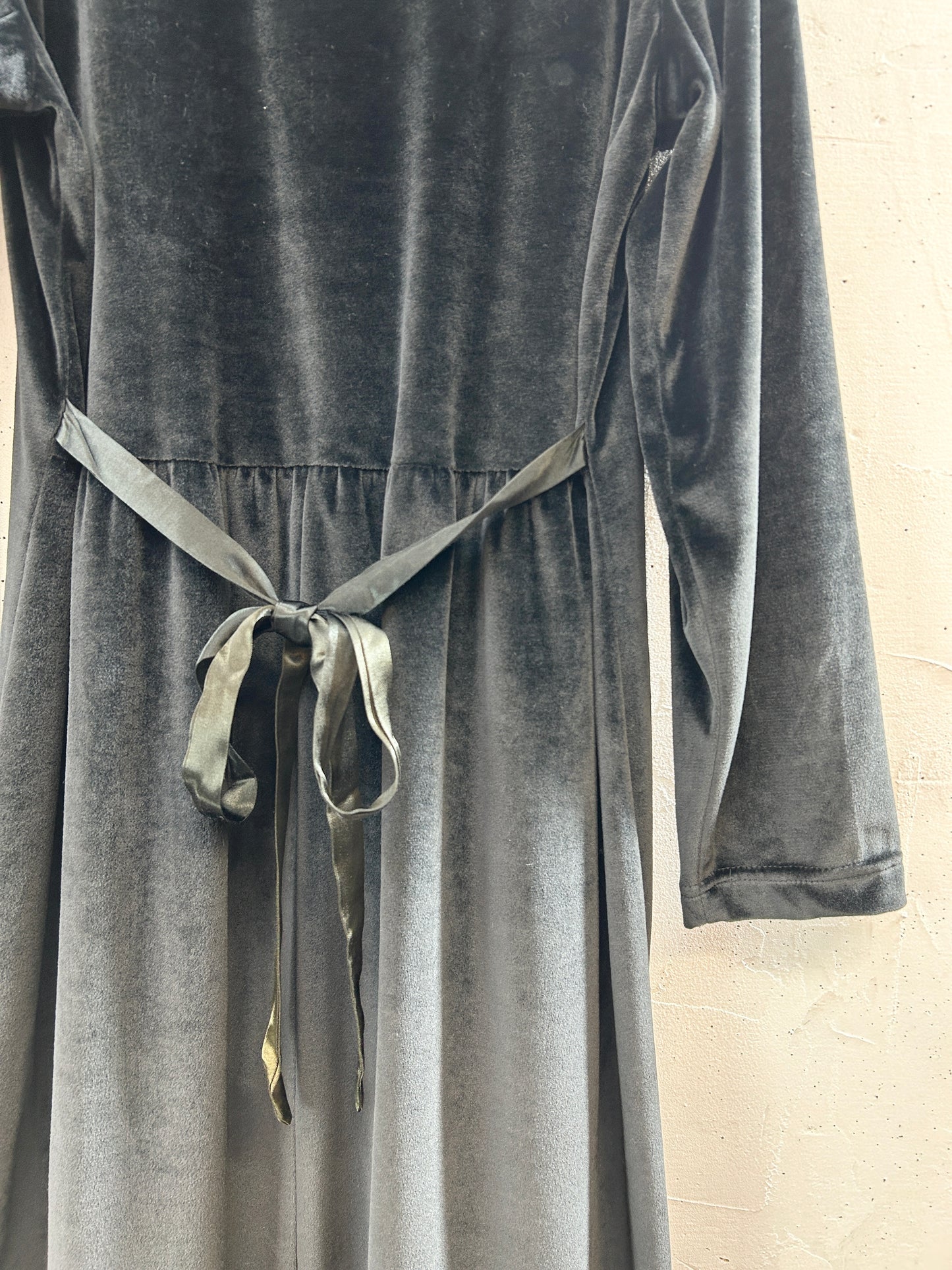 Vintage Velour Dress 〜MADE IN USA〜 [J30582]