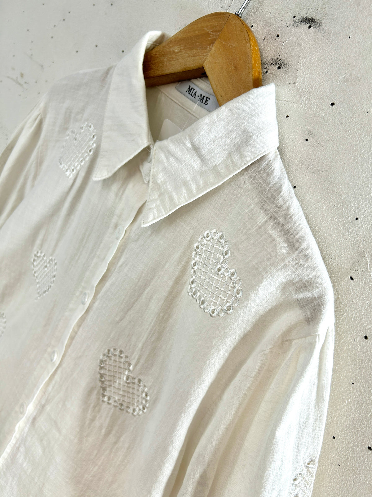 Vintage White Blouse  [H33535]