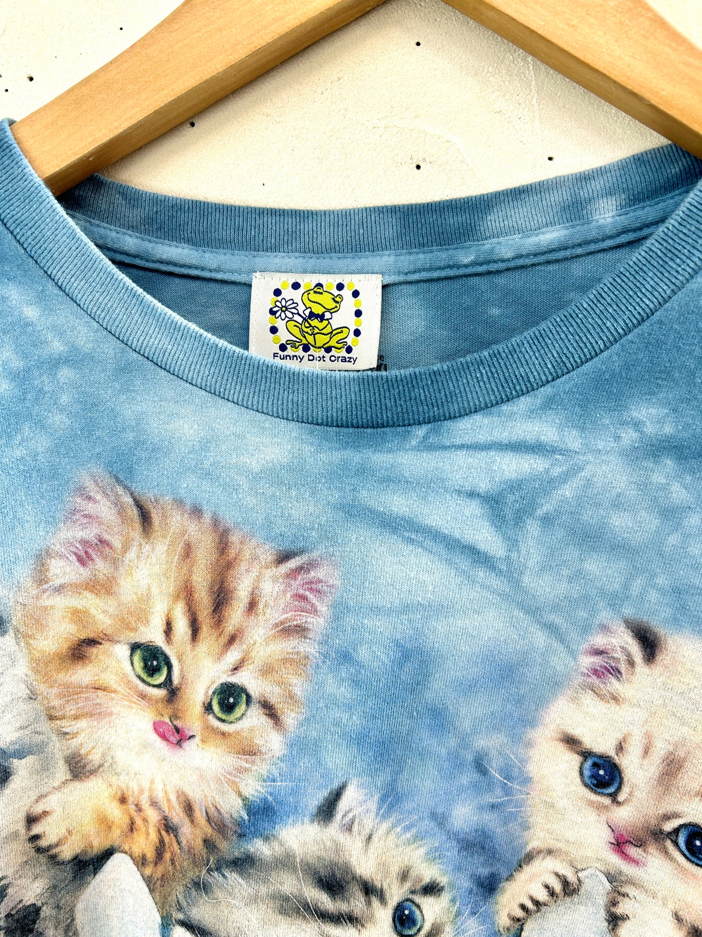Vintage T Shirt 〜Funny dot CRAZY〜 [E32532]