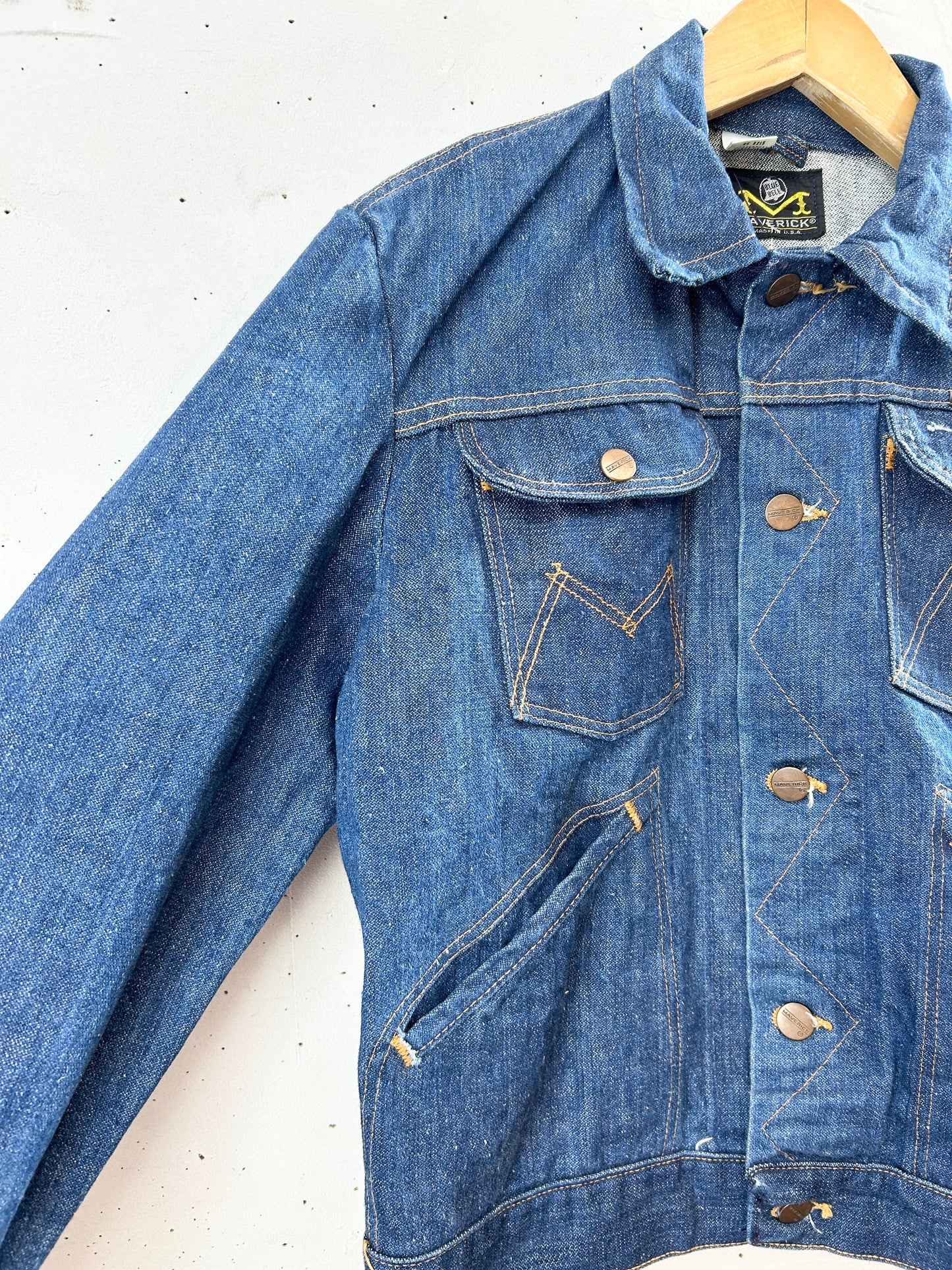 '70s Vintage Denim Jacket 〜Maverick〜 [I30319]