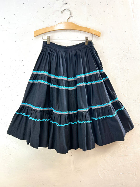 '70sVintage Tiered Skirt [I30161]