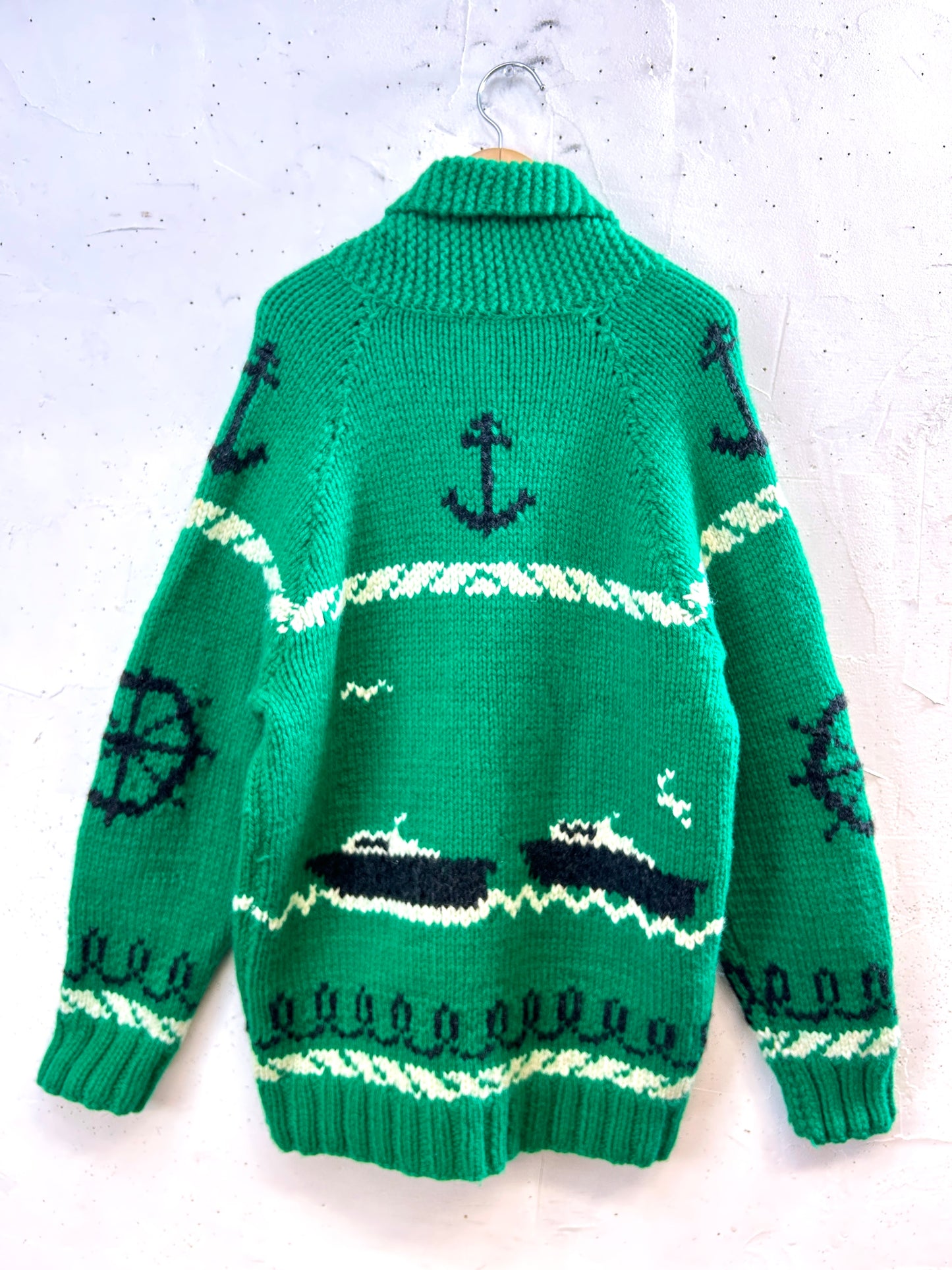 Vintage Cowichan Knit Cardigan [K30930]