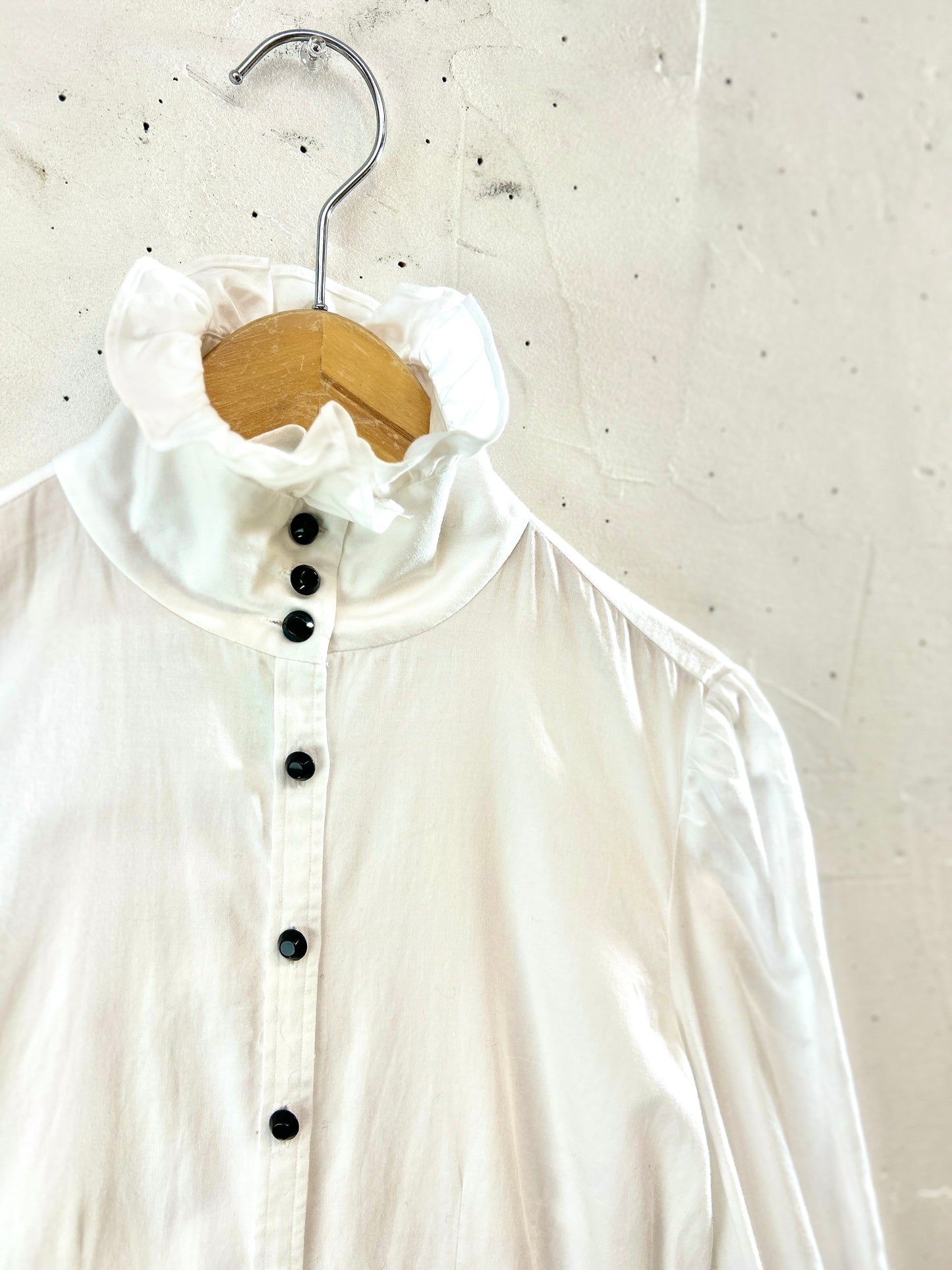 Vintage White Blouse ~Ralph Lauren~ [K30843]