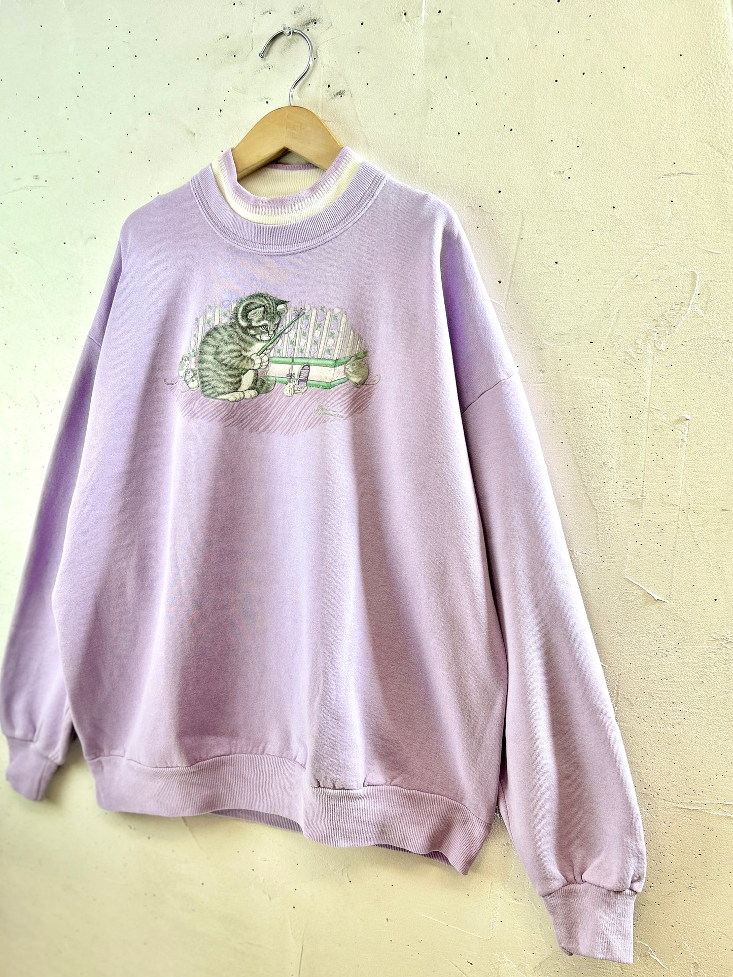 Vintage Custom Sweat 〜MORNING SUN〜 MADE IN USA [I30245]