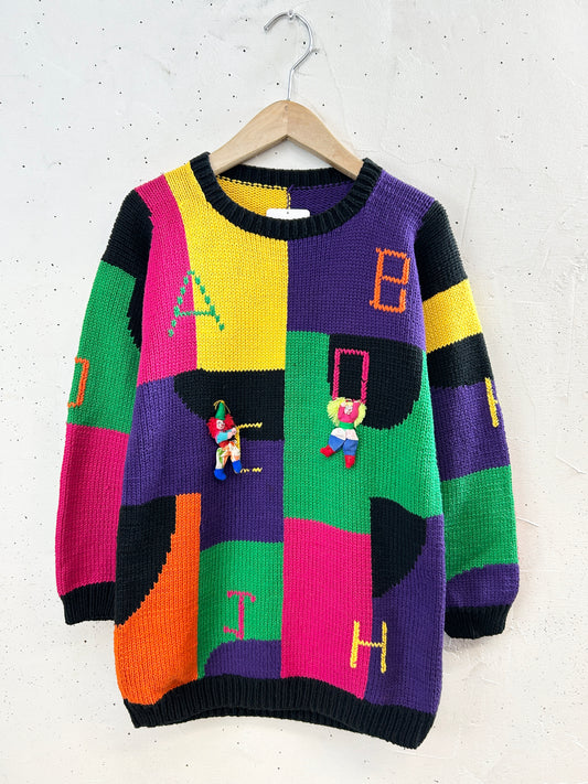 Vintage Knit Sweater [J30380]